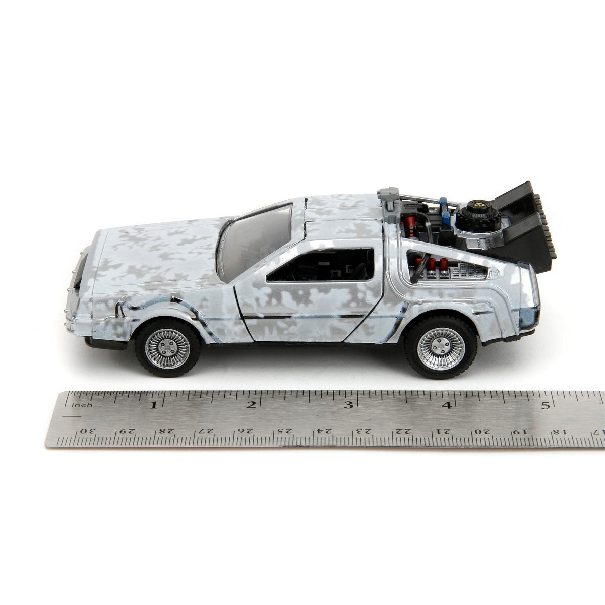 JADA TOYS メタルズ・ダイキャスト 1/32 バック・トゥ・ザ・フューチャー デロリアン(フロスト)未開封