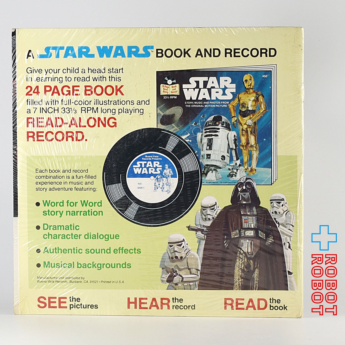 スター・ウォーズ ROTJ ブック&レコード 1983 未開封