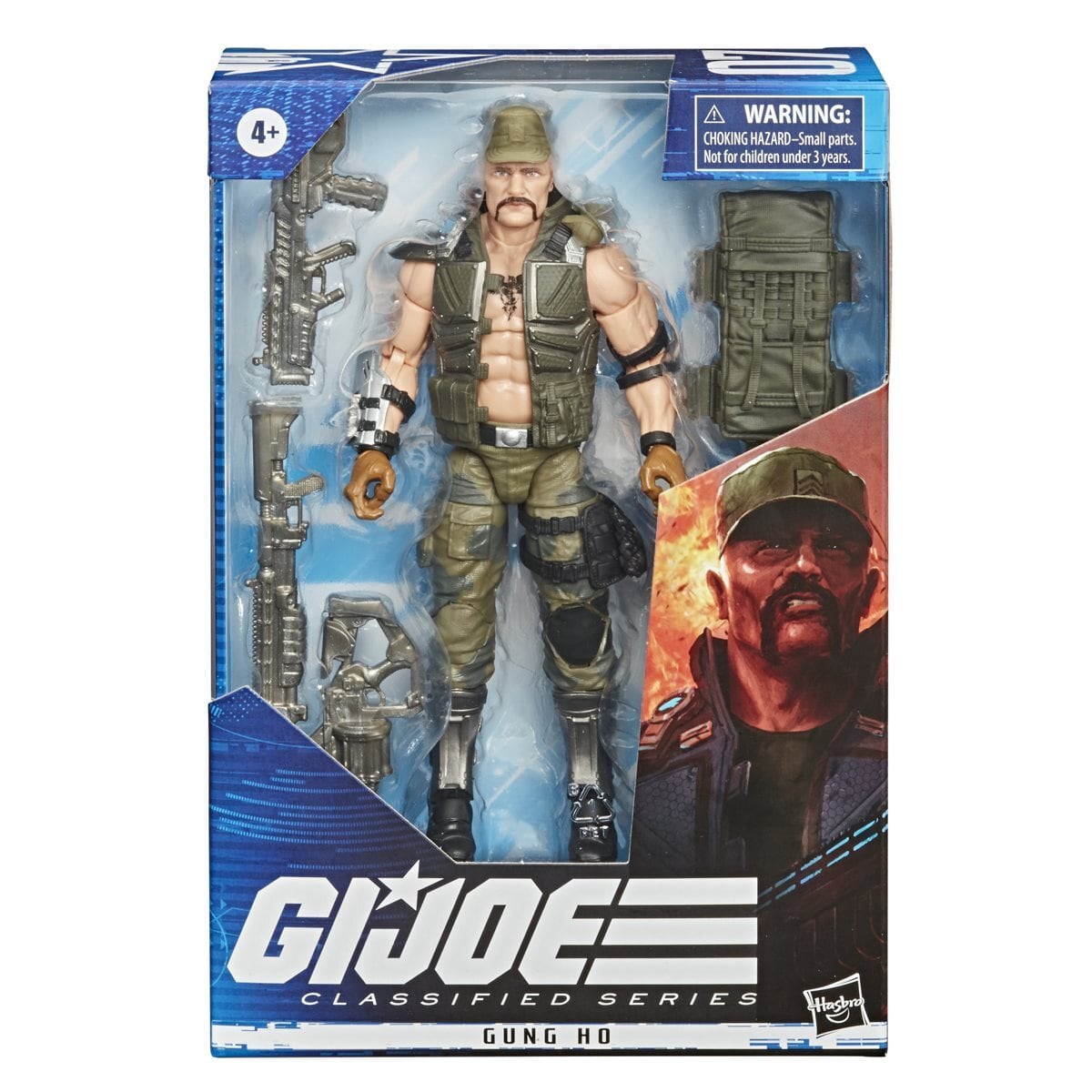 ハズブロ G.I.ジョー クラシファイドシリーズ 07 ガン・ホー 6インチ アクションフィギュア 未開封
