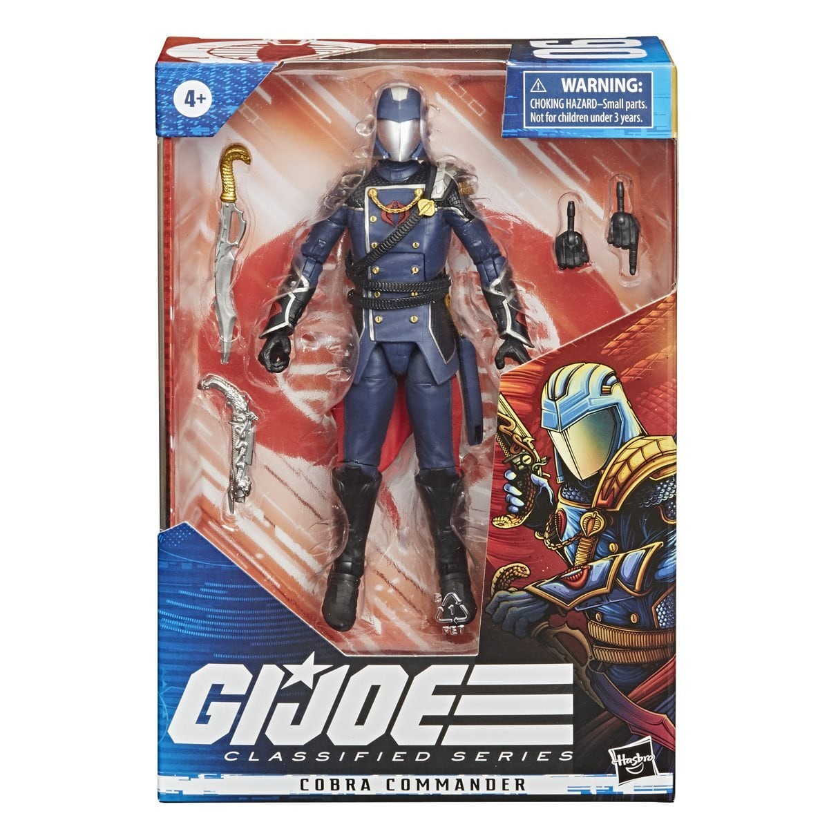 ハズブロ G.I.ジョー クラシファイドシリーズ 06 コブラ・コマンダー 6インチ アクションフィギュア 未開封