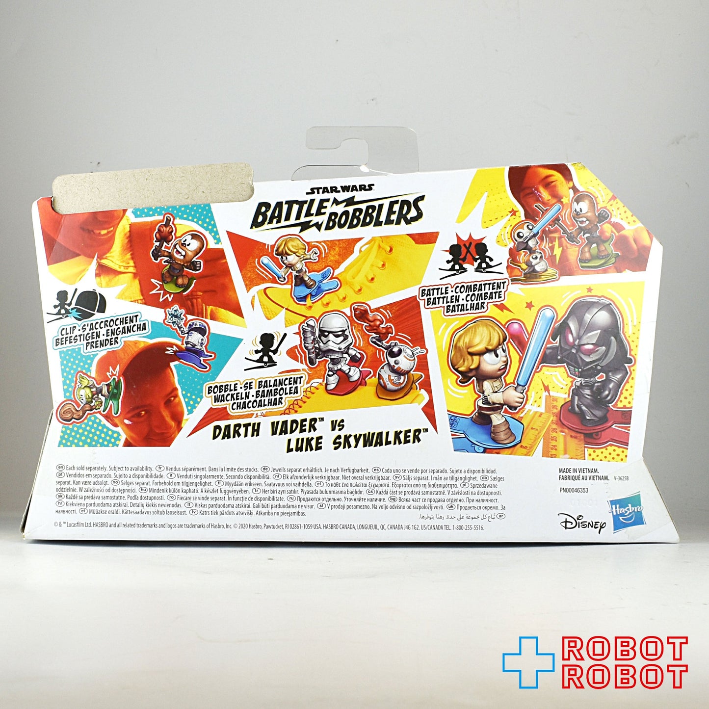 ハズブロ スター・ウォーズ バトルボブラー ルーク・スカイウォーカー vs ダース・ベイダー フィギュア 未開封