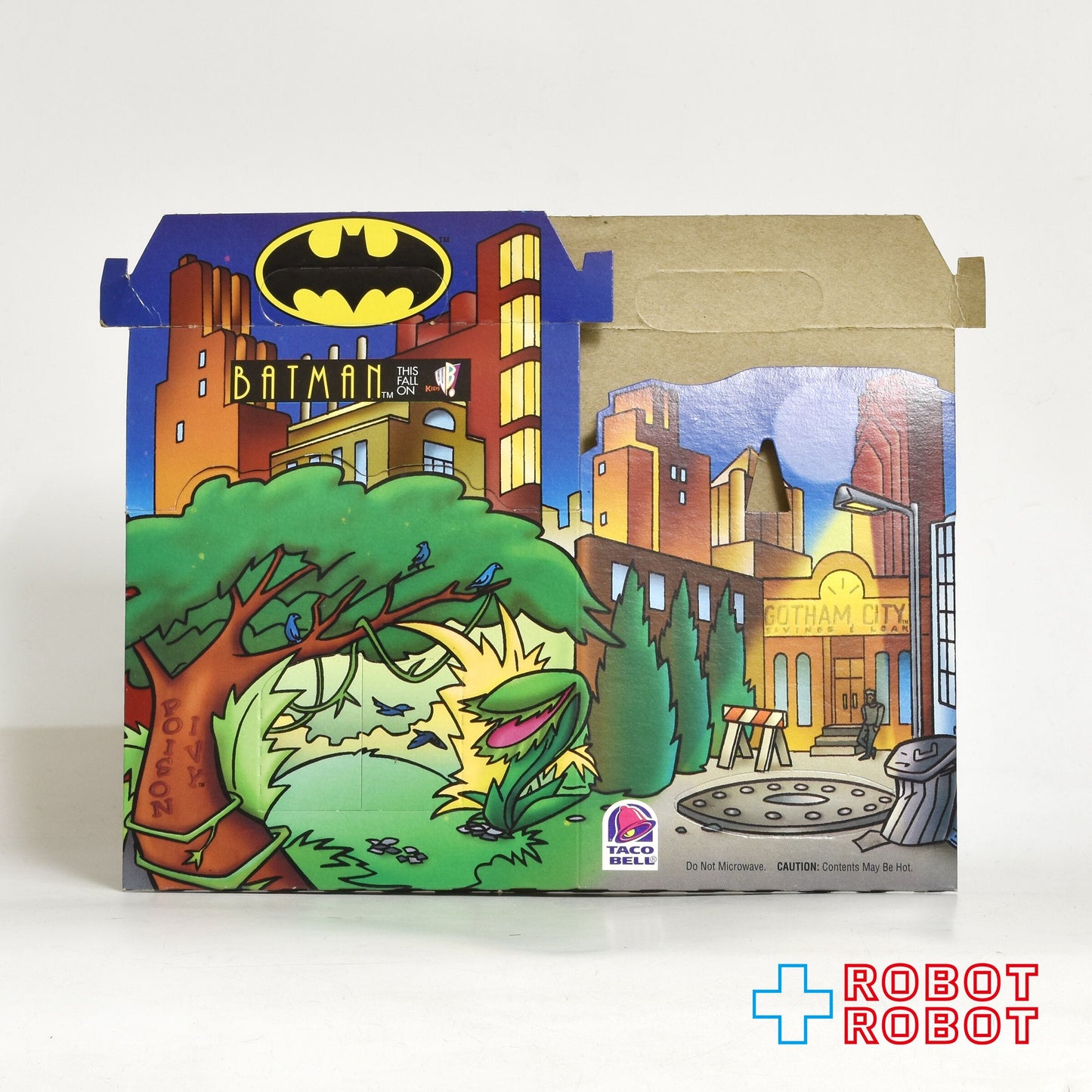 タコベル キッズミール空箱 アニメイテッド バットマン "ザ・アイスファクトリー&ポイズン・アイビー"
