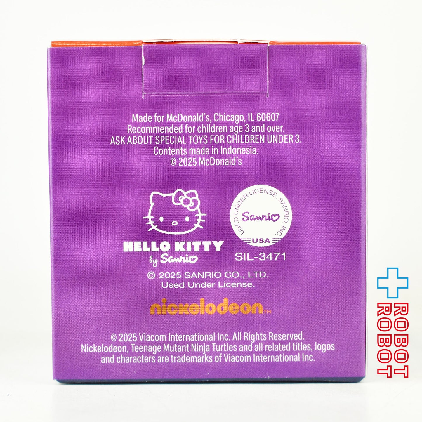 マクドナルド ハローキティ&フレンズ × タートルズ ハローキティ × ドナテロ フィギュア ハッピーミールトイ 2025 アメリカ限定 日本未発売