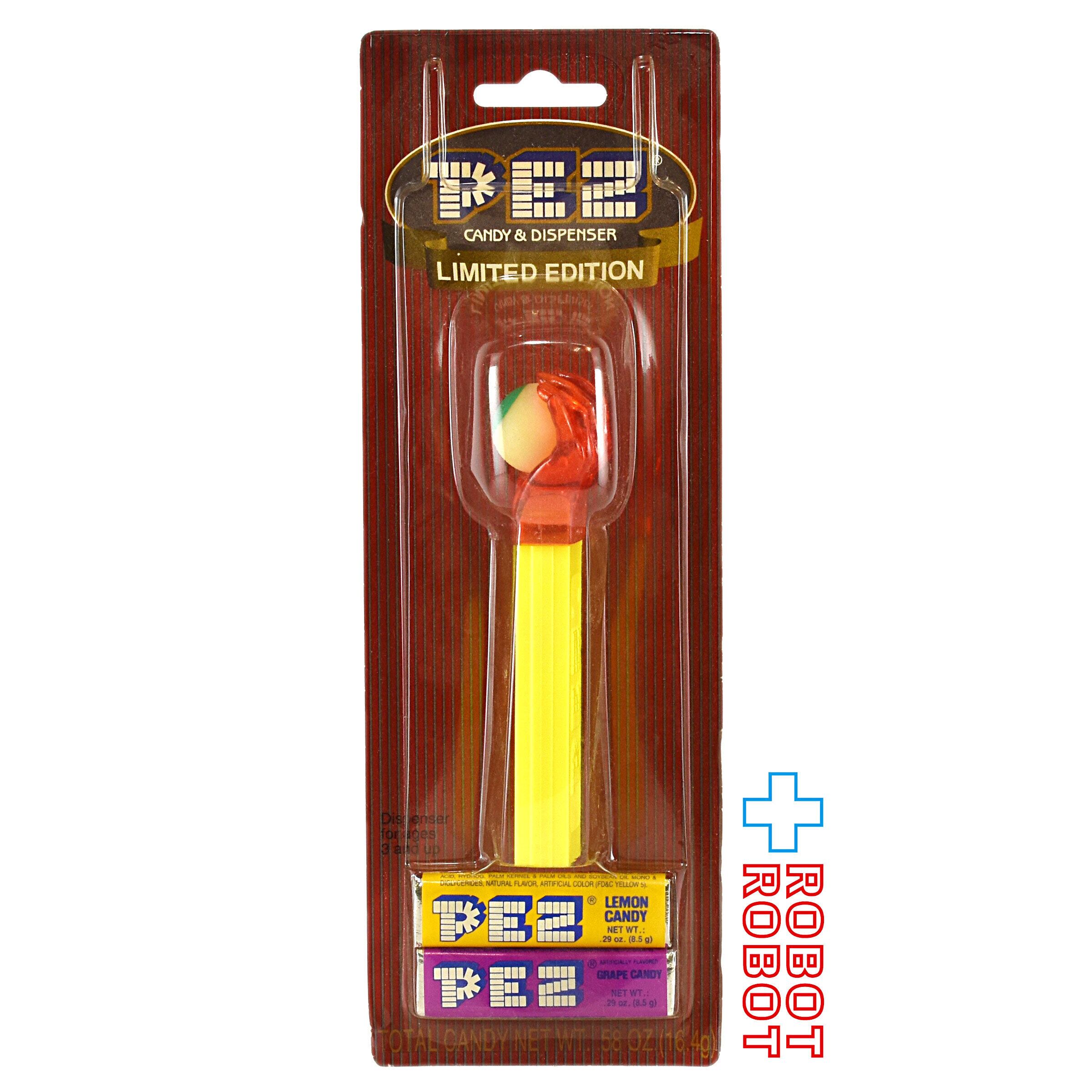 PEZ サイケデリックアイ クリスタルハンド 限定版 クリアレッド手/黄 