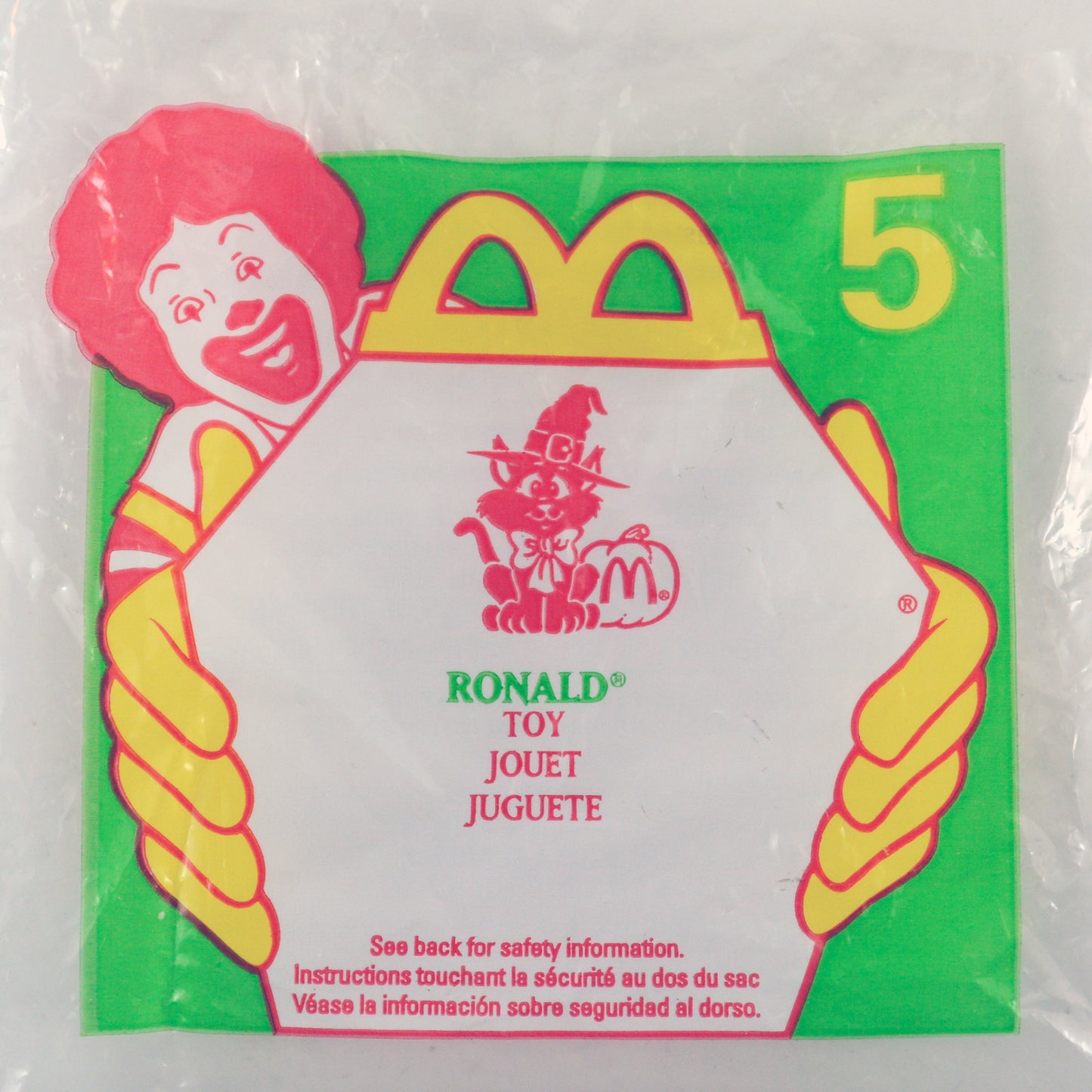 マクドナルド ホーンテッドハロウィン キャンディーケース 5 ロナルド ハッピーミールトイ 1997