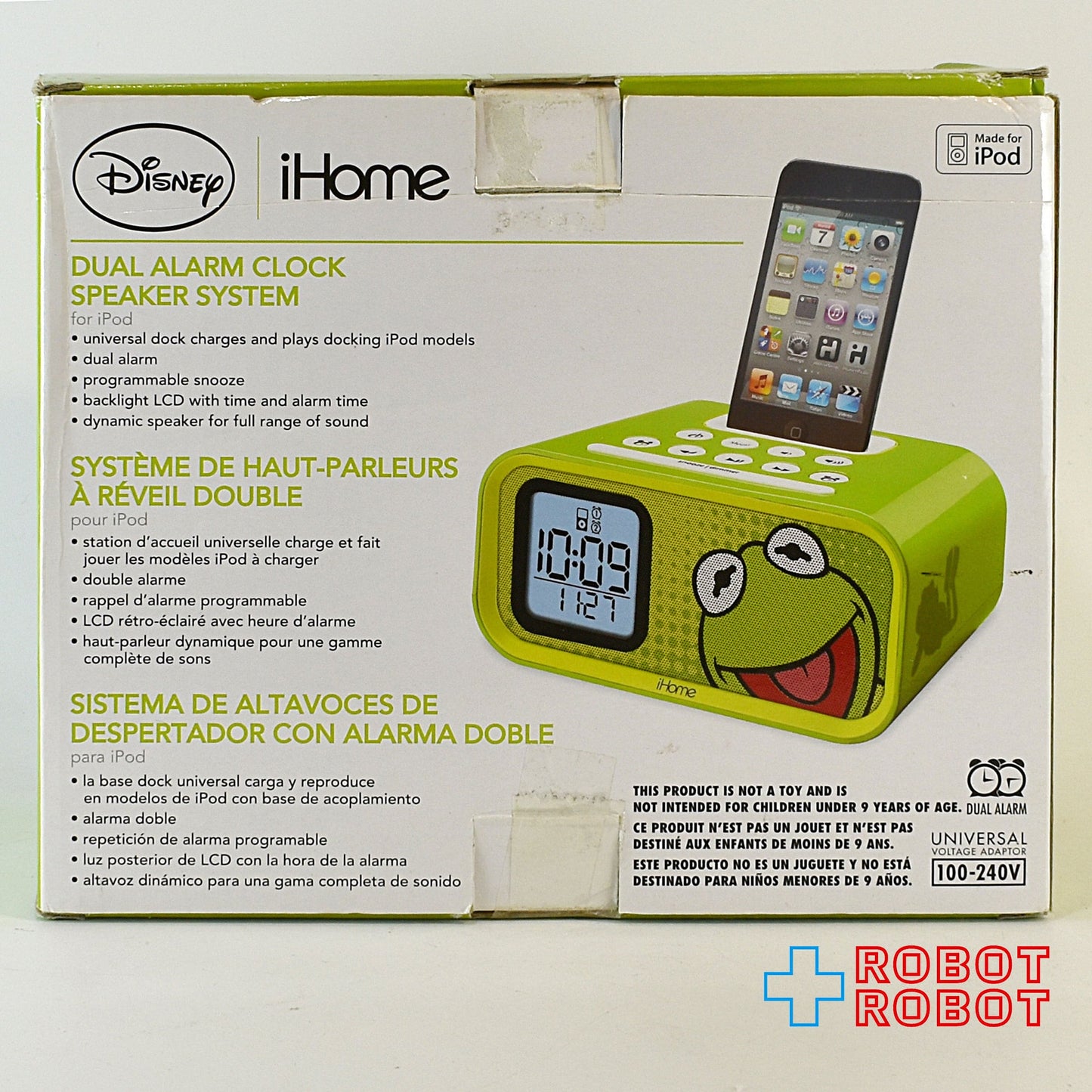eKids ディズニー カーミット iHome 開封