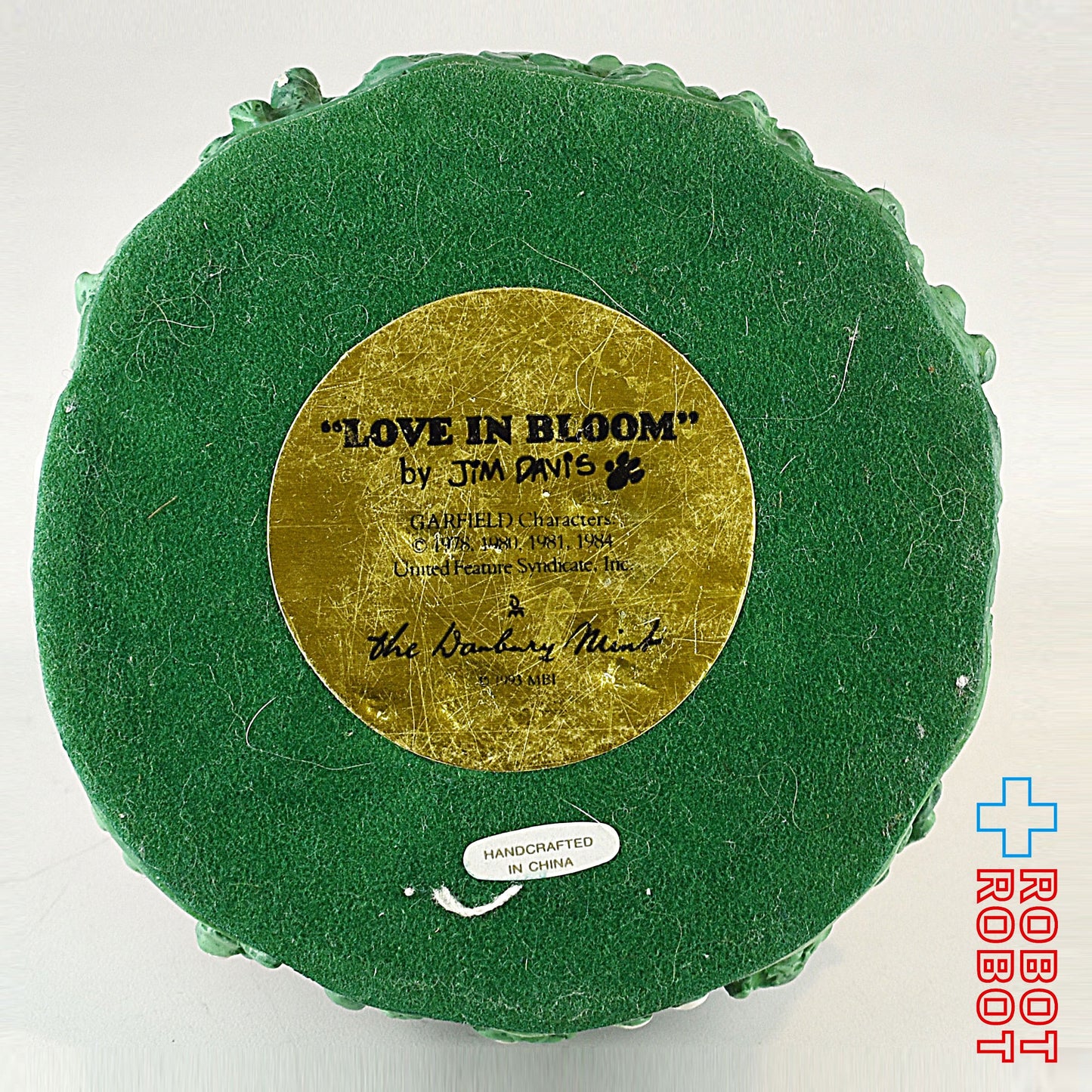 ガーフィールド ラブ イン ブルーム フィギュアリン ダンバリー・ミント社 ※難有り