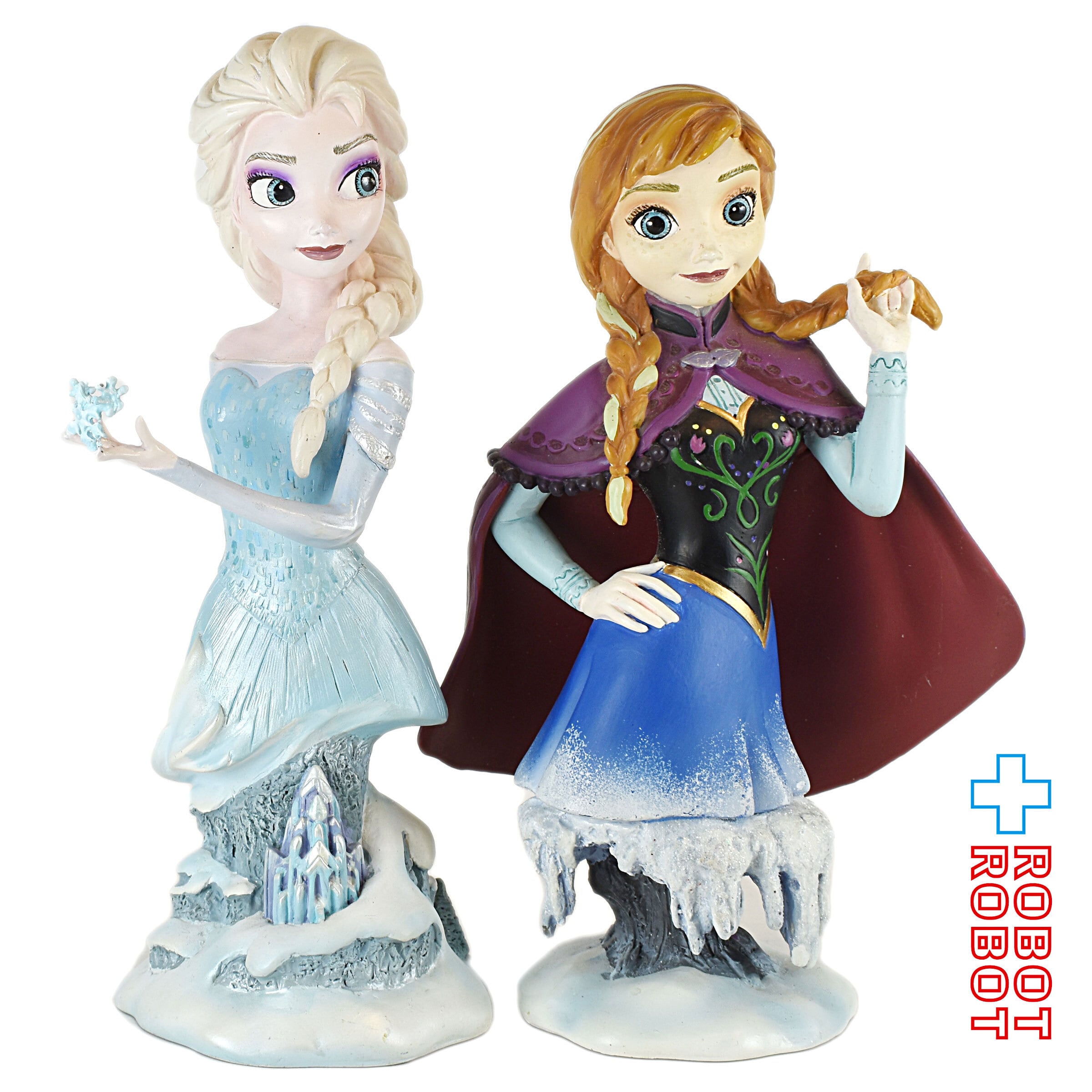 ディズニーショーケース ジムショア アナと雪の女王 アナ＆エルサ 胸像 