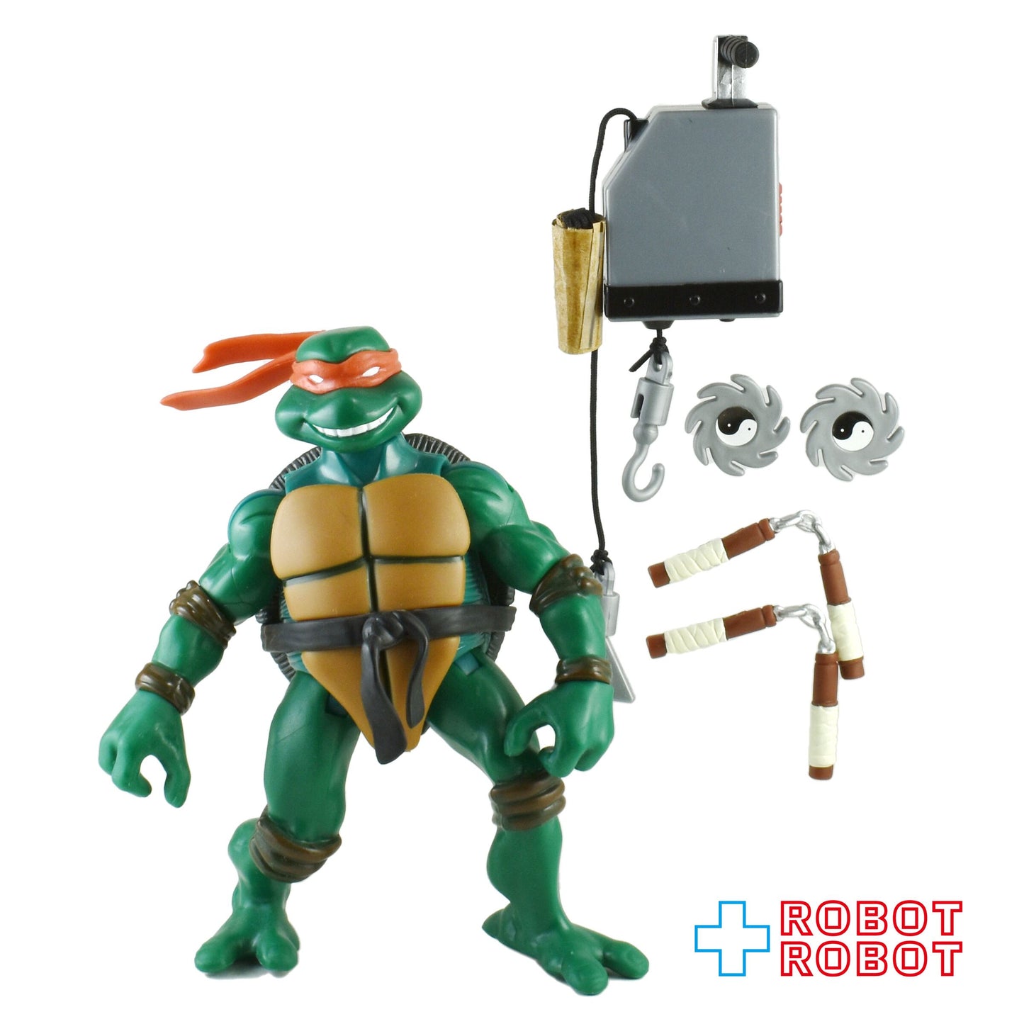 プレイメイツ タートルズ TMNT クラシック 2003 ミケランジェロ 4インチ アクションフィギュア ルース