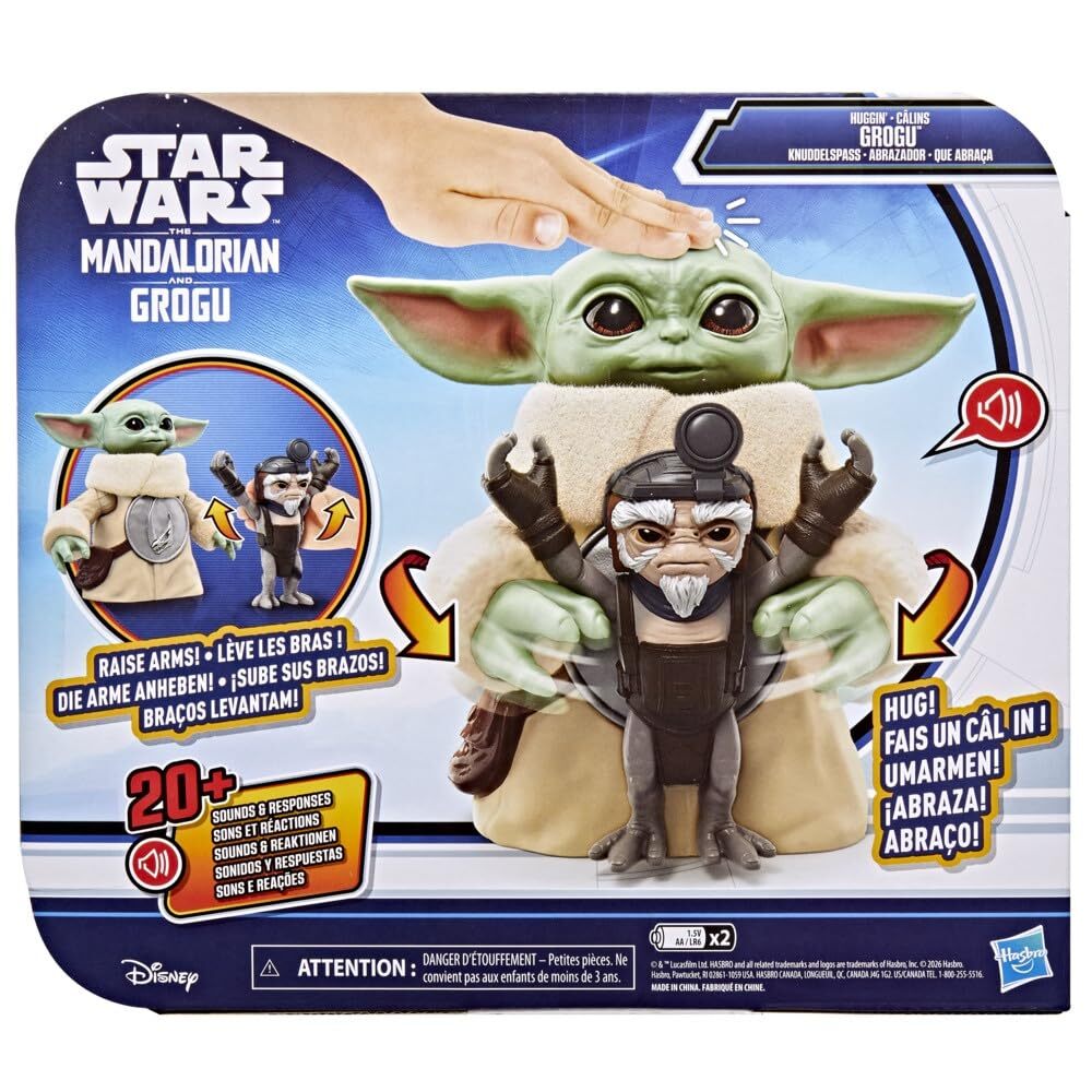 ハズブロ スター・ウォーズ マンダロリアン&グローグー ハグしてグローグー 6.5インチ エレクトロニック アクションフィギュア 未開封