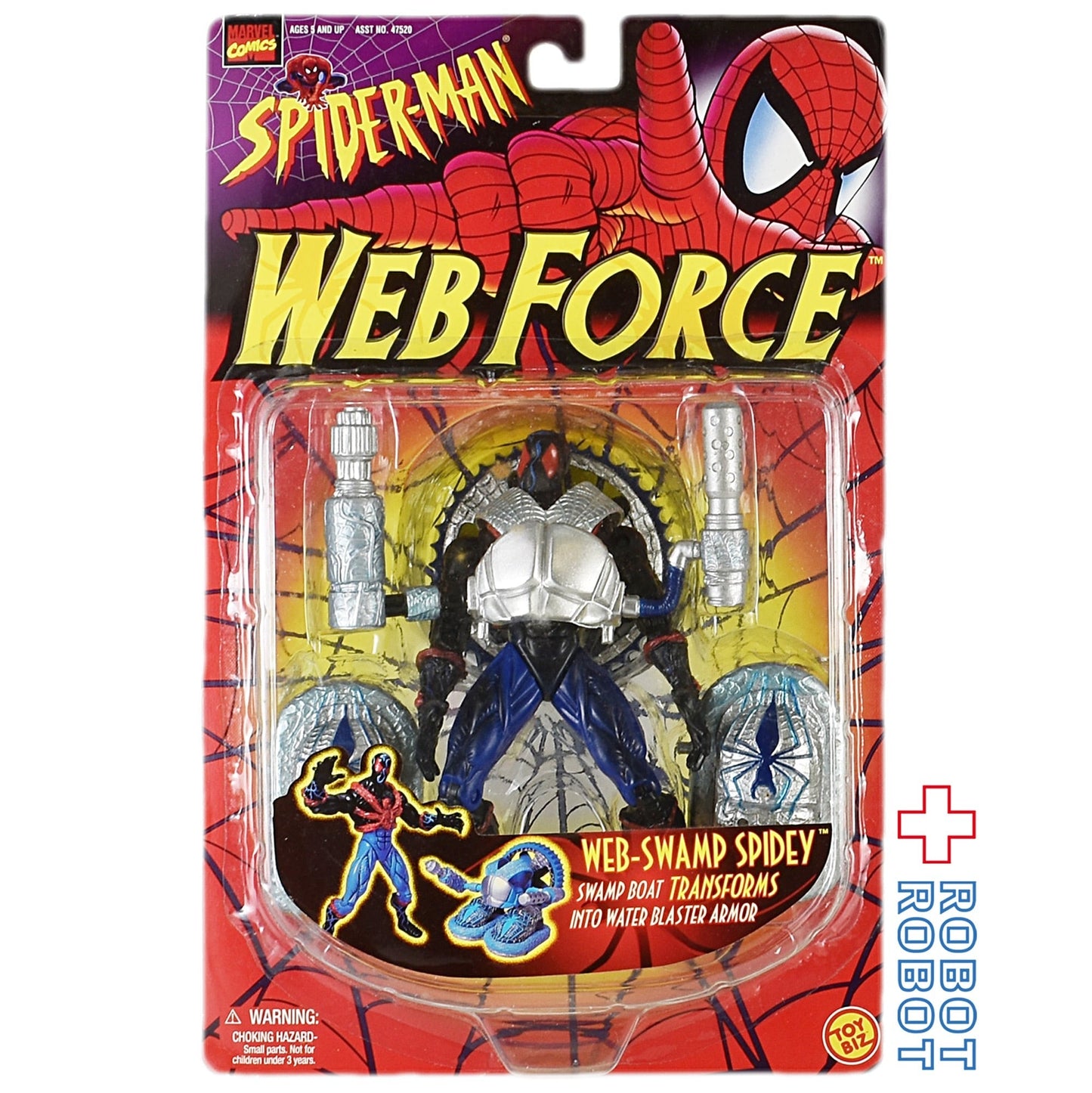 トイビズ 6インチフィギュア スパイダーマン ウェブフォース ウェブスワンプ スパイディ