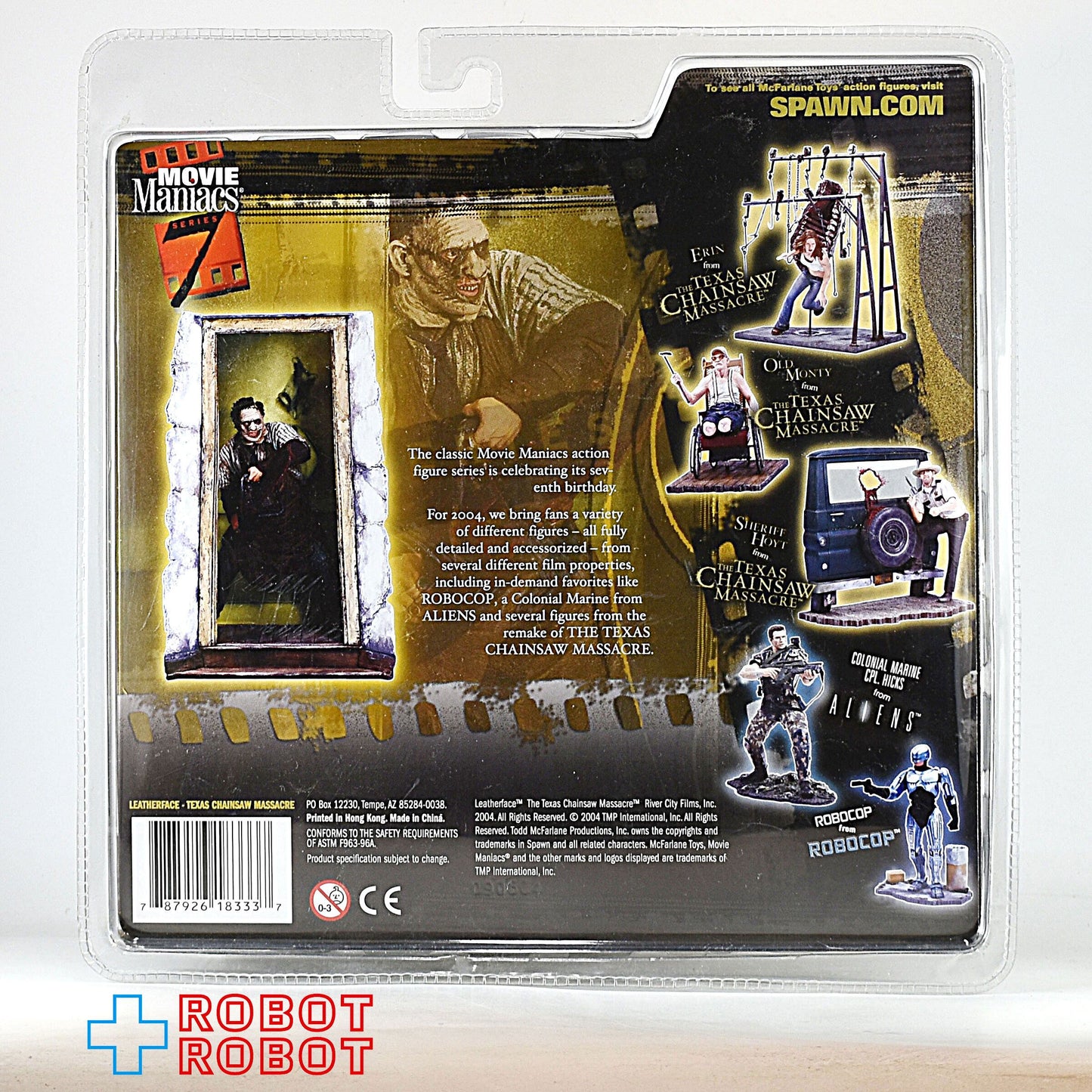 マクファーレン ムービーマニアックス シリーズ7 悪魔のいけにえ レザーフェイス 6インチ アクションフィギュア 国内版 未開封