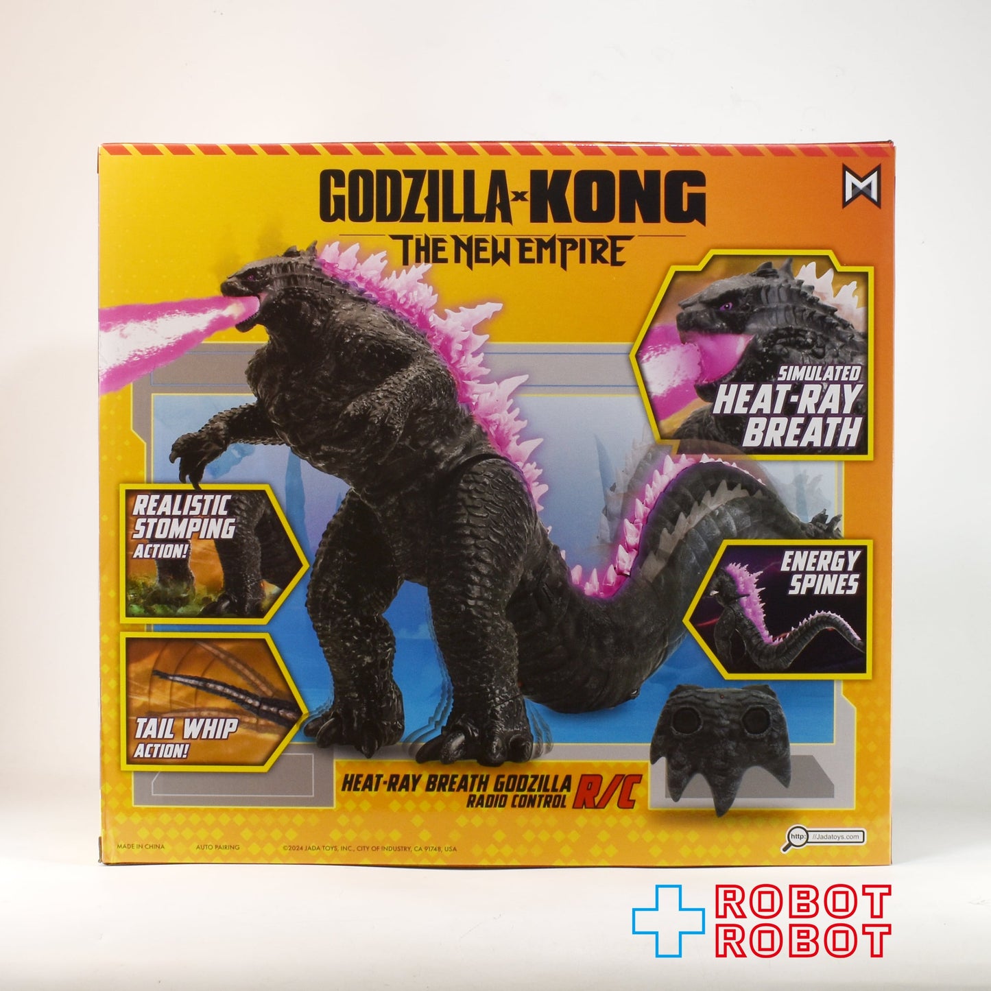 JADA TOYS ゴジラ×コング 新たなる帝国 ゴジラ(ヒートブレス) ラジコン 未開封
