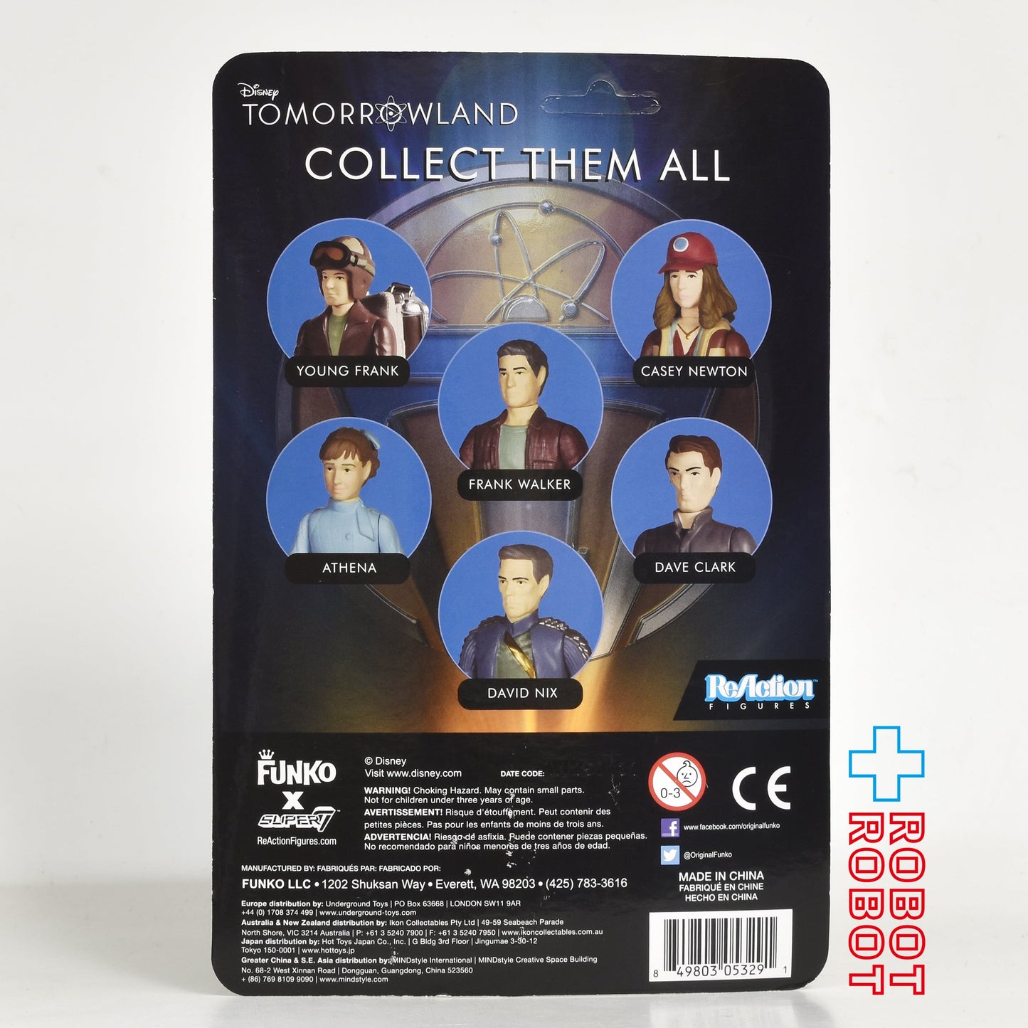 リ・アクション トゥモローランド デイヴィット・ニックス 3.75インチ アクションフィギュア 未開封