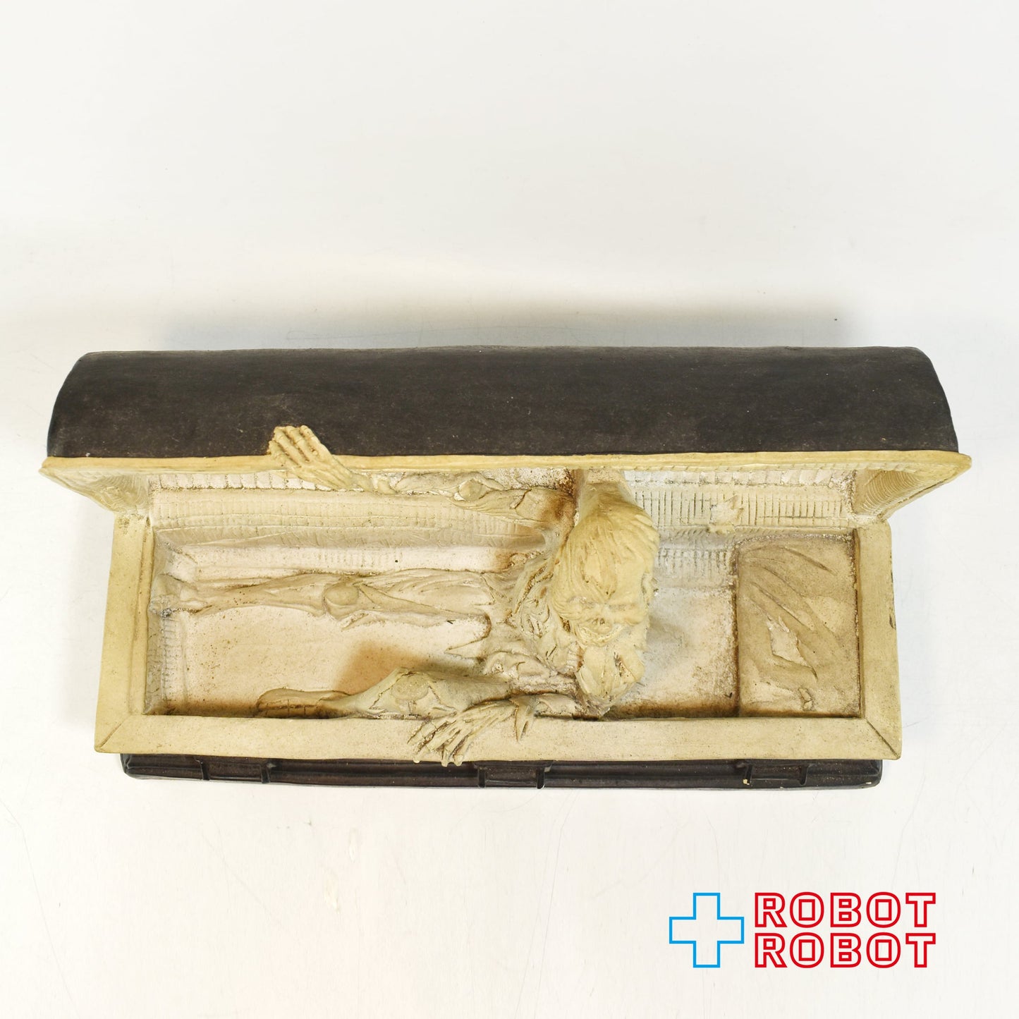 ARTEOLOGY 棺桶に入った骸骨 陶器製 スタチュー 1990年代