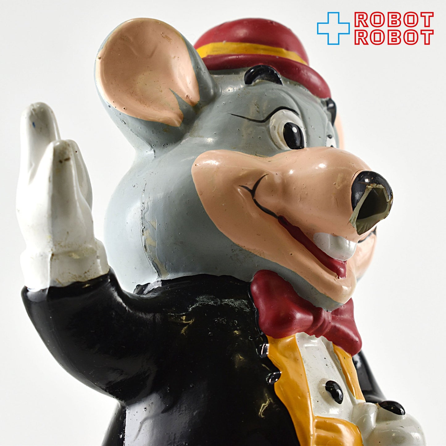 チャッキーチーズ チャック E. チーズ ソフビ貯金箱バンク ※難有り