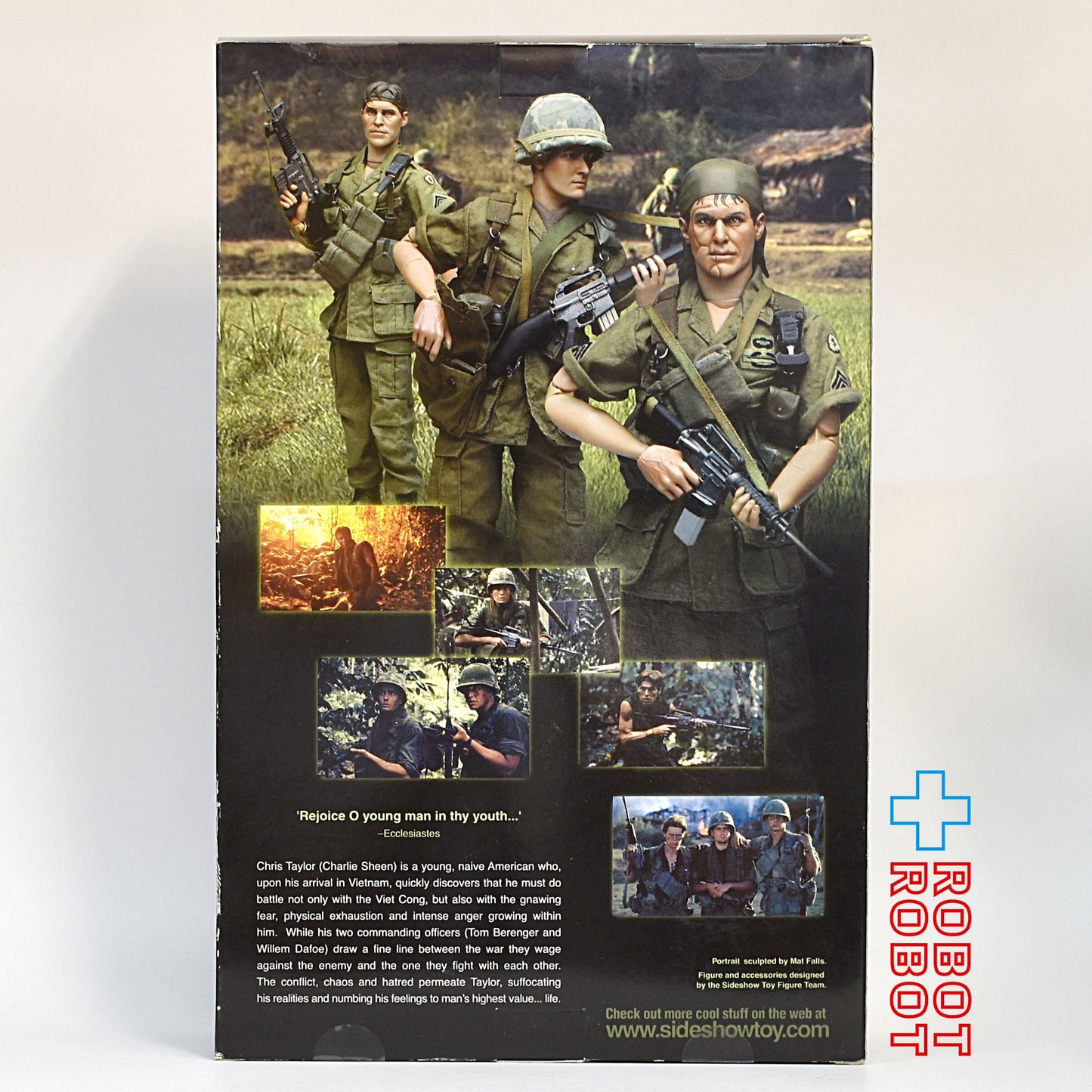 サイドショウ プラトーン トム・ベレンジャー as ボブ・バーンズ二等軍曹 12インチ アクションフィギュア 未開封