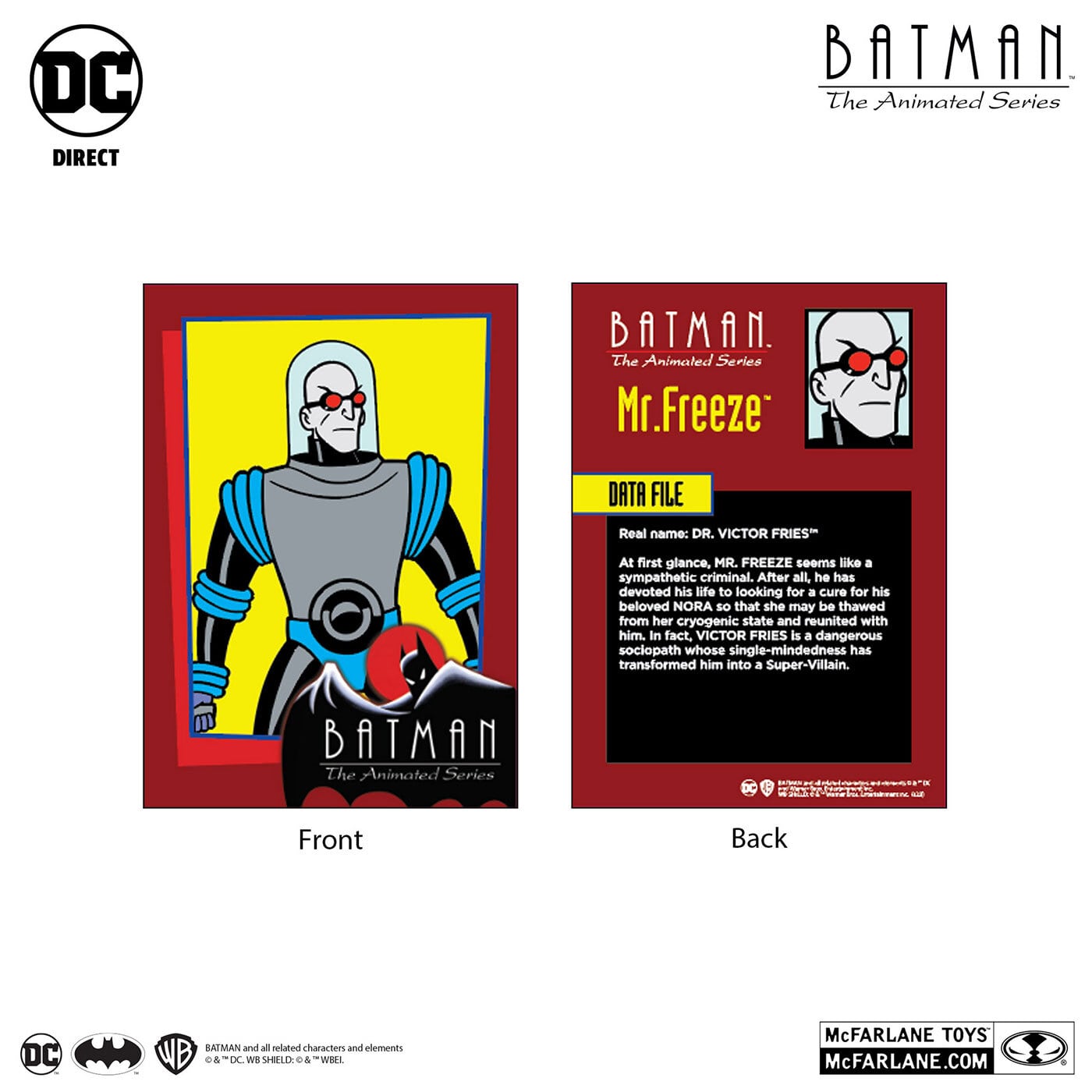 マクファーレン DCダイレクト バットマン アニメイテッド #04 ミスター・フリーズ 6インチ アクションフィギュア 国内版 未開封