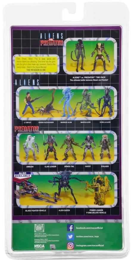 ネカ エイリアン 限定 エイリアンズ / スペースマリーン・バスケス 7インチアクションフィギュア 未開封