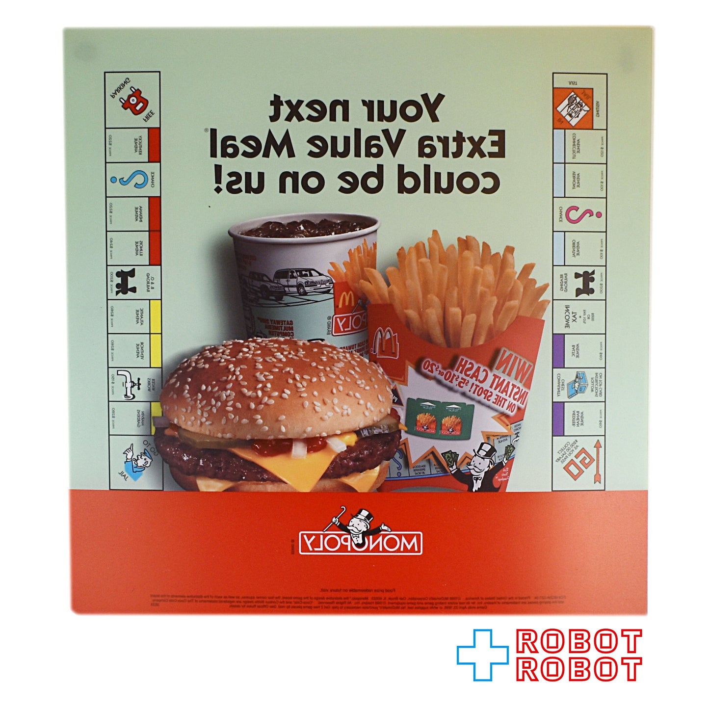 マクドナルド トランスライト メニュー サイン モノポリー 企業物 未使用品