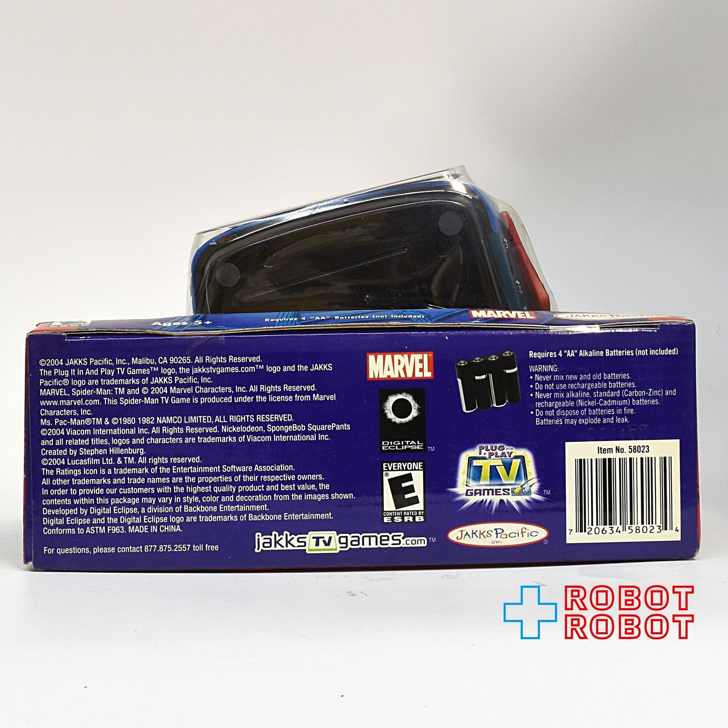 ジャックス プラグイットイン&プレイTVゲームズ マーベル スパイダーマン 未開封