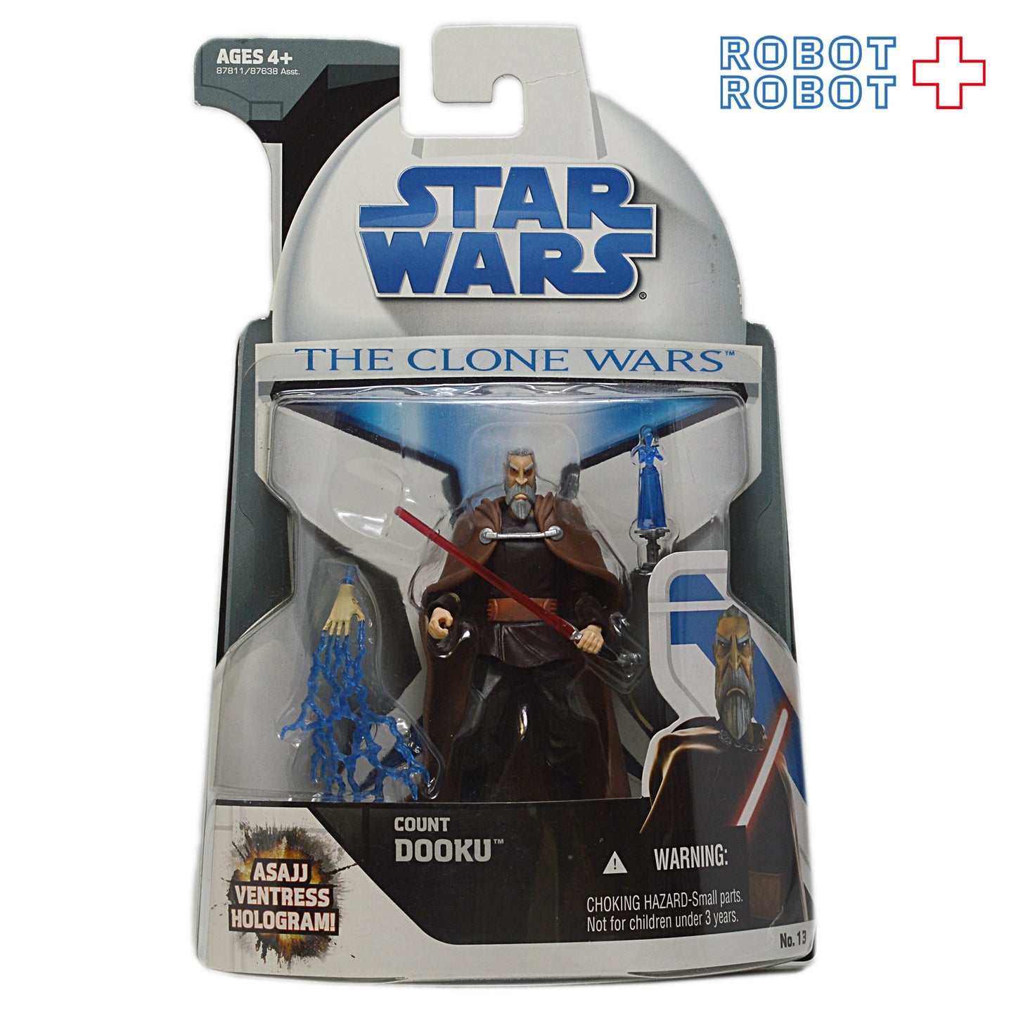 スター・ウォーズ CW2008 No13 ドゥークー伯爵 クローン・ウォーズ 3.75インチ アクションフィギュア 未開封