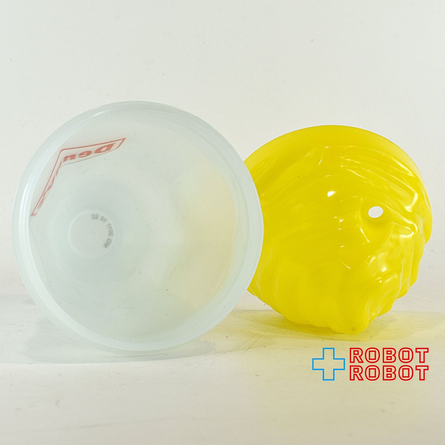 デニーズ アイスクリームサンデー プラスチック カップ 黄色