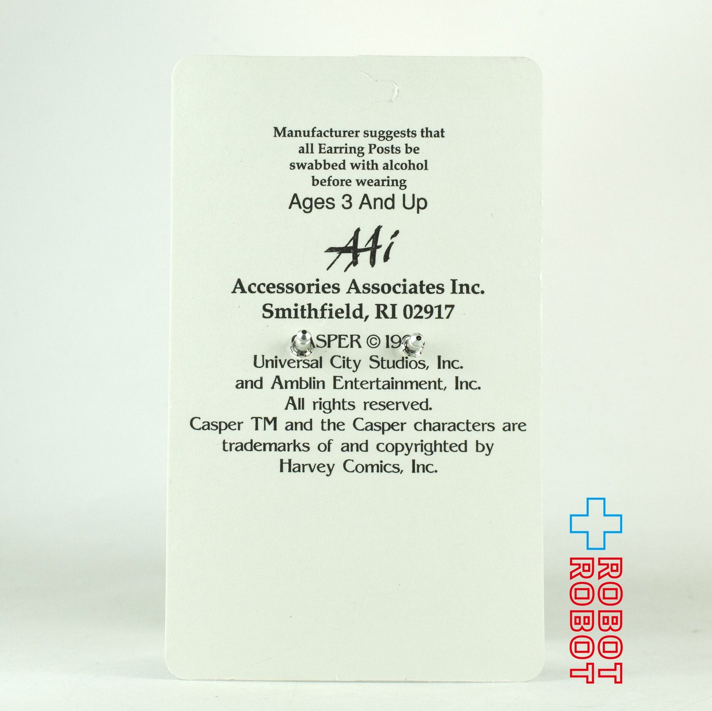 キャスパー ピアス(A)台紙付き 未使用 - ROBOTROBOT