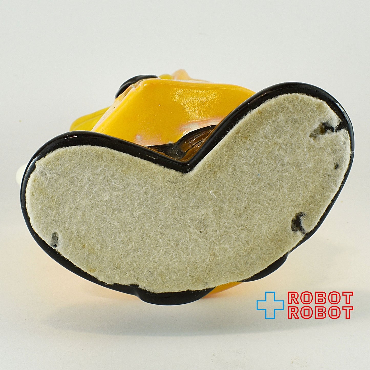 ディズニー ドナルドダック 黄色レインコート 陶器貯金箱