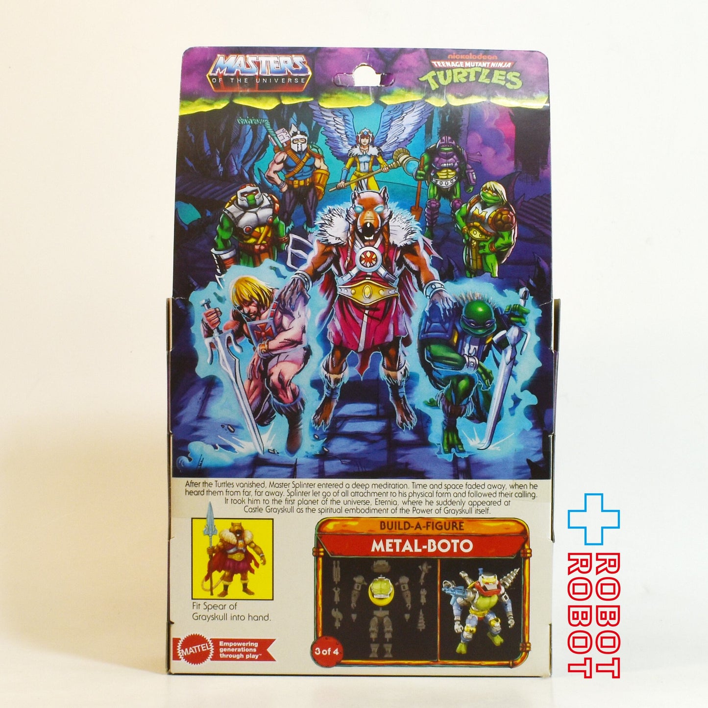 マテル MOTU マスターズ・オブ・ザ・ユニバース オリジンズ タートルズ・オブ・グレイスカル スプリンタースカル 5.5インチ アクションフィギュア 開封