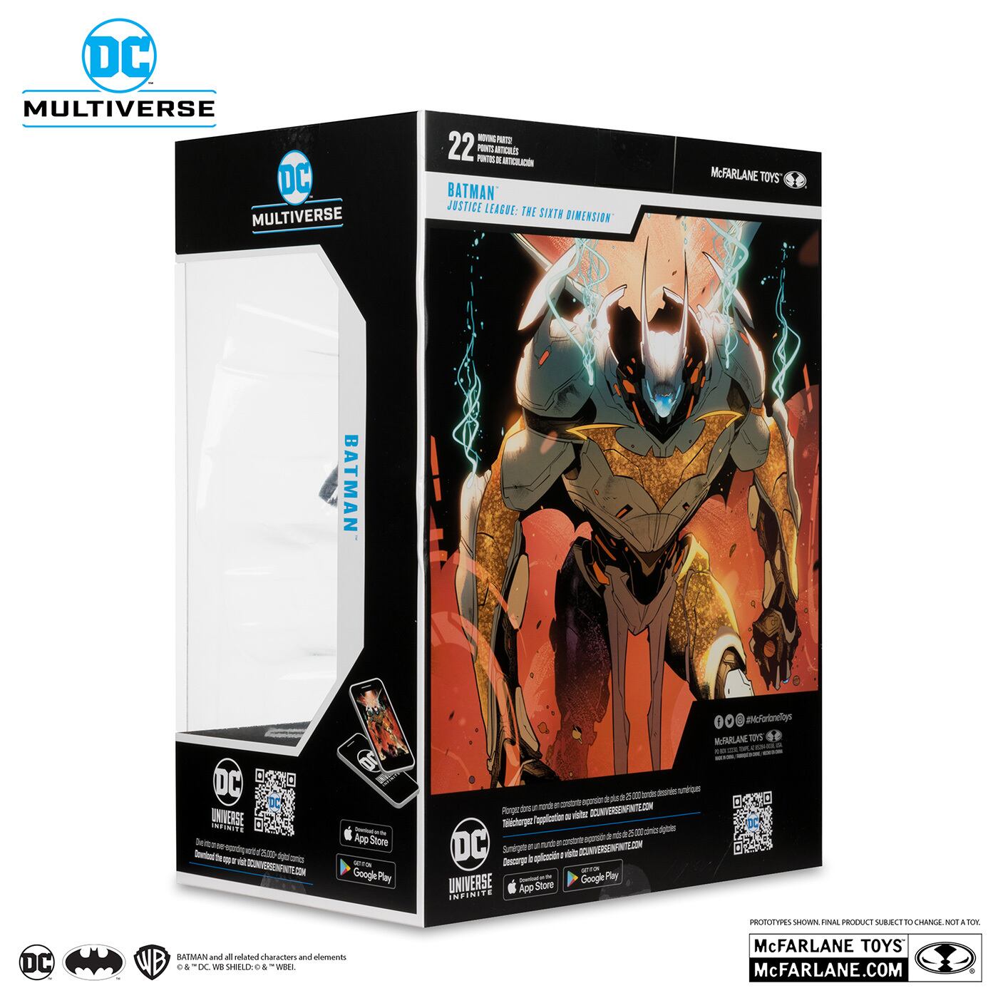 マクファーレン・トイズ DCマルチバース コミック Justice League The Sixth Dimension バットマン (ファイナル・バットスーツ) アクションフィギュア 国内版 未開封