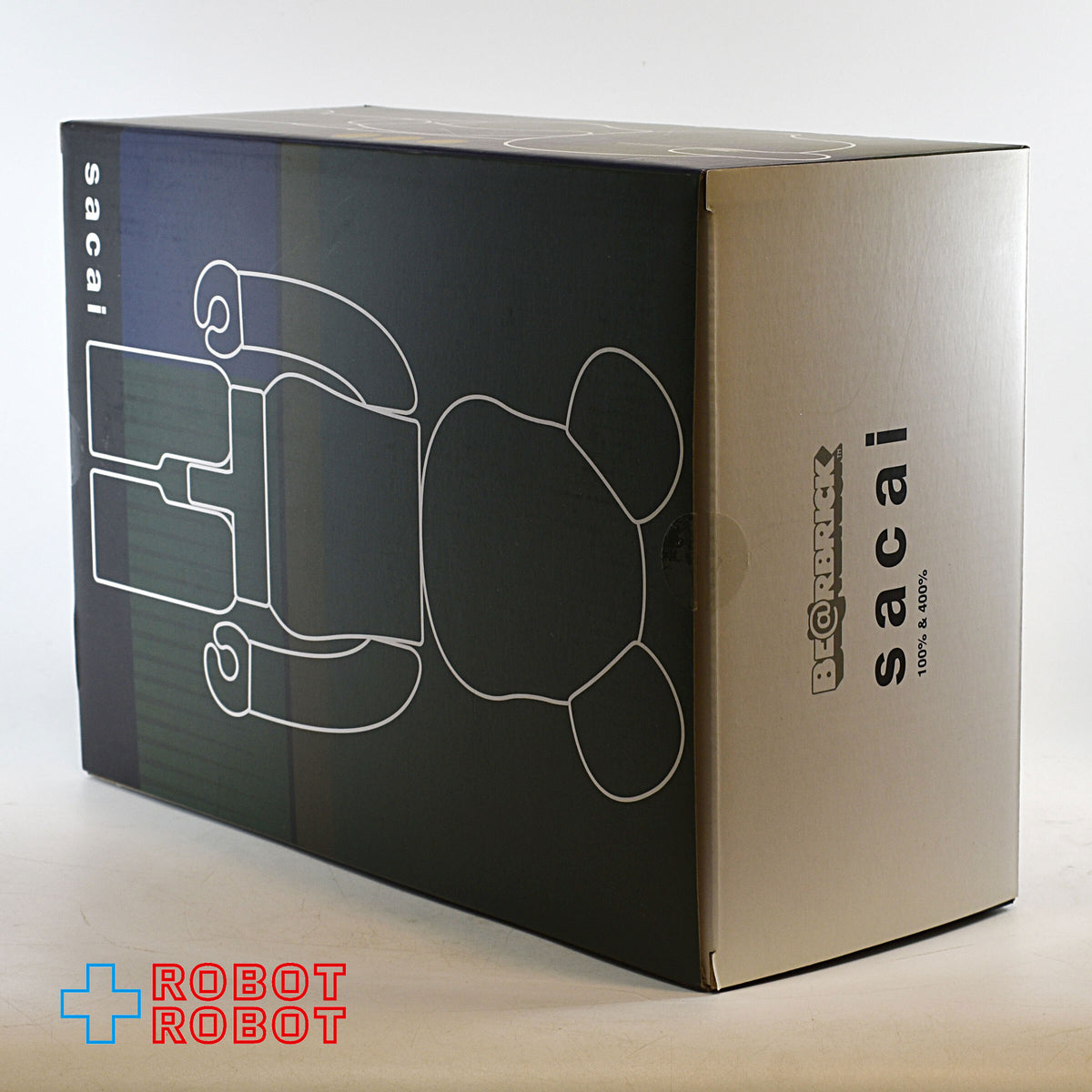 メディコム BE@RBRICK 100% & 400% ベアブリック sacai サカイ 2018AW 開封品