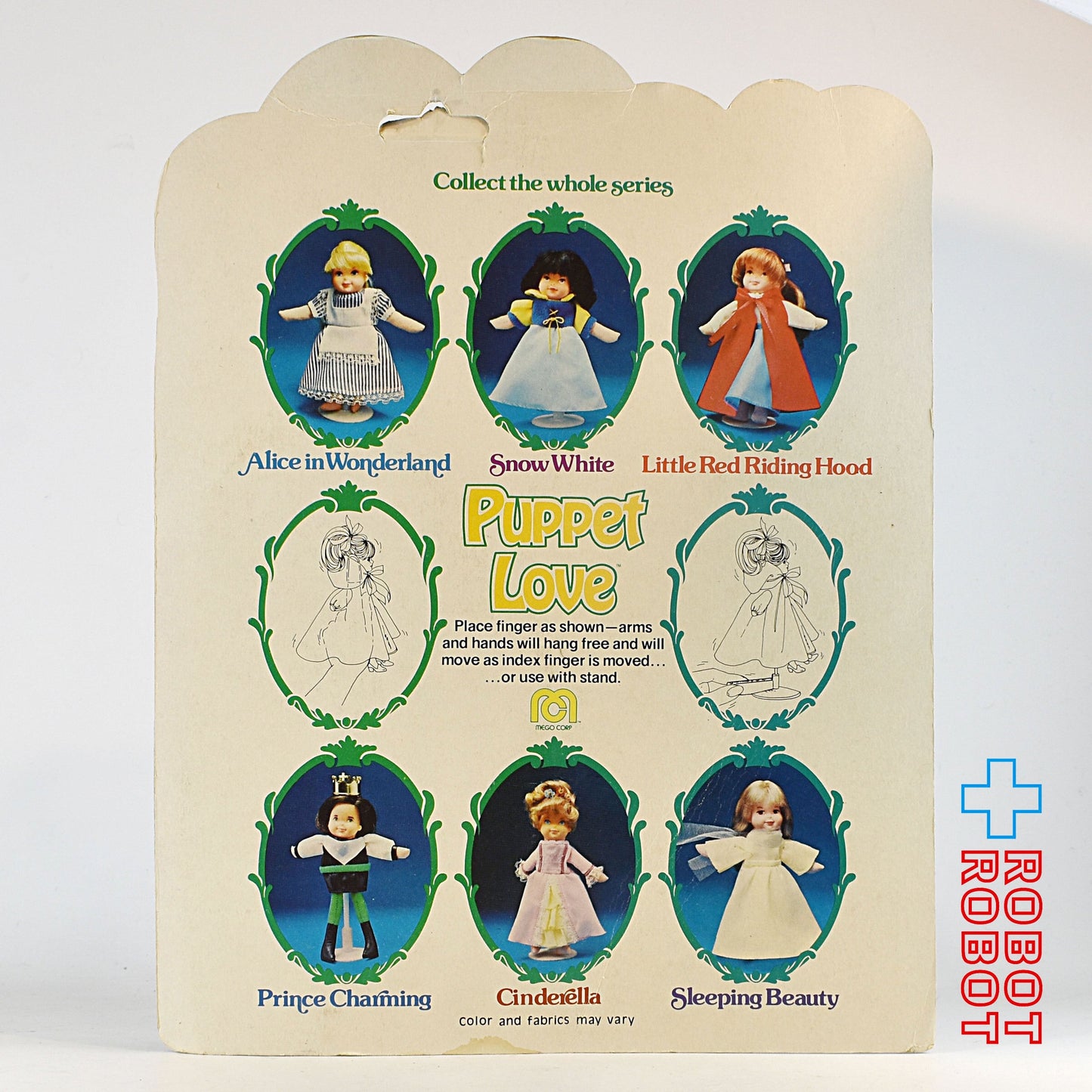 MEGO パペットラブ フェアリーテイル フィンガーパペット 赤頭巾ちゃん ドール 台座付き 未開封