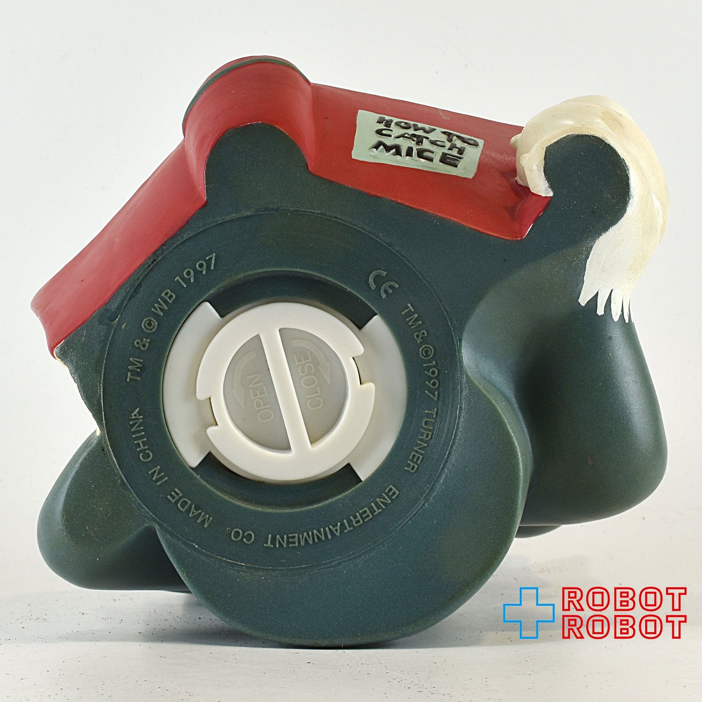 ワーナーブラザーズ トムとジェリー ねずみの捕まえ方 ソフビ貯金箱 1997