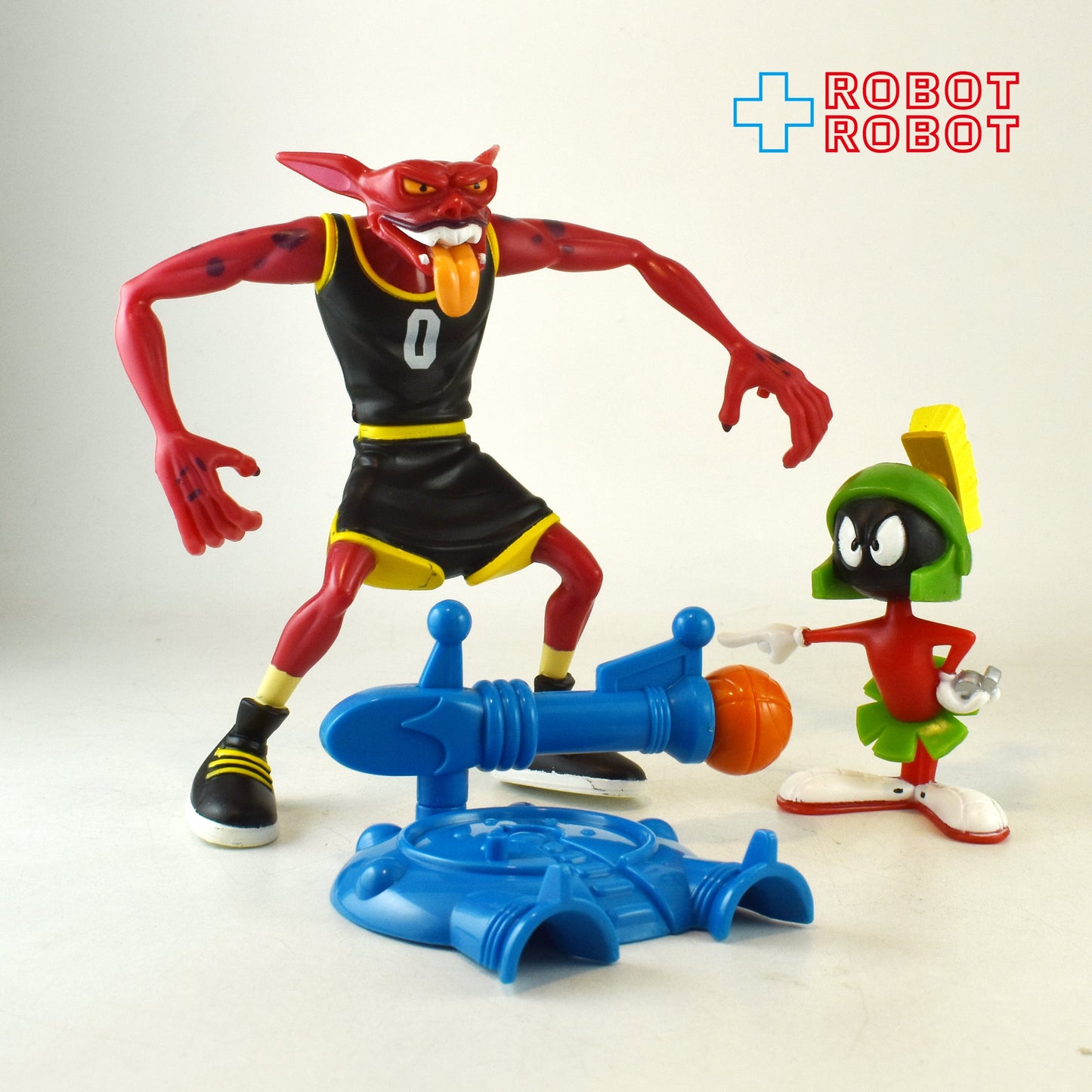 プレイメイツ社 ルーニー・テューンズ スペース・ジャム マービン・ザ・マーシャン vs ノート with スラミン・ソーサー アクションフィギュア 1996