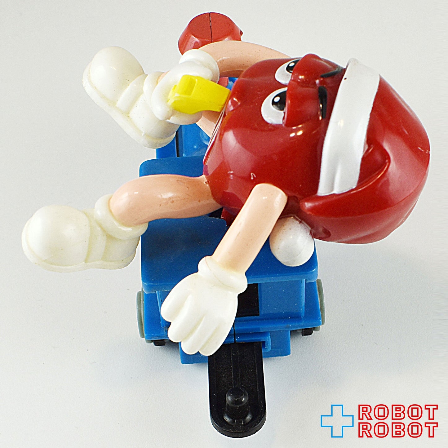 M&M's 2005 クリスマス・トレイン・トッパー レッド サンタハット 青機関車