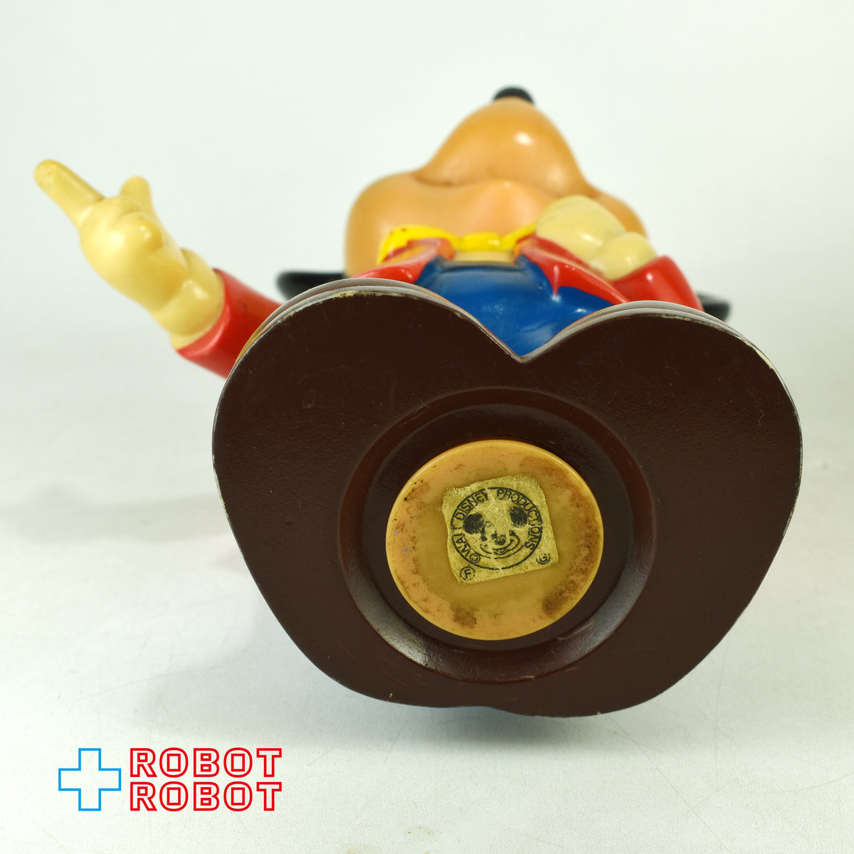 ミッキーマウス ソフビ貯金箱 赤ジャケット黄蝶ネクタイ