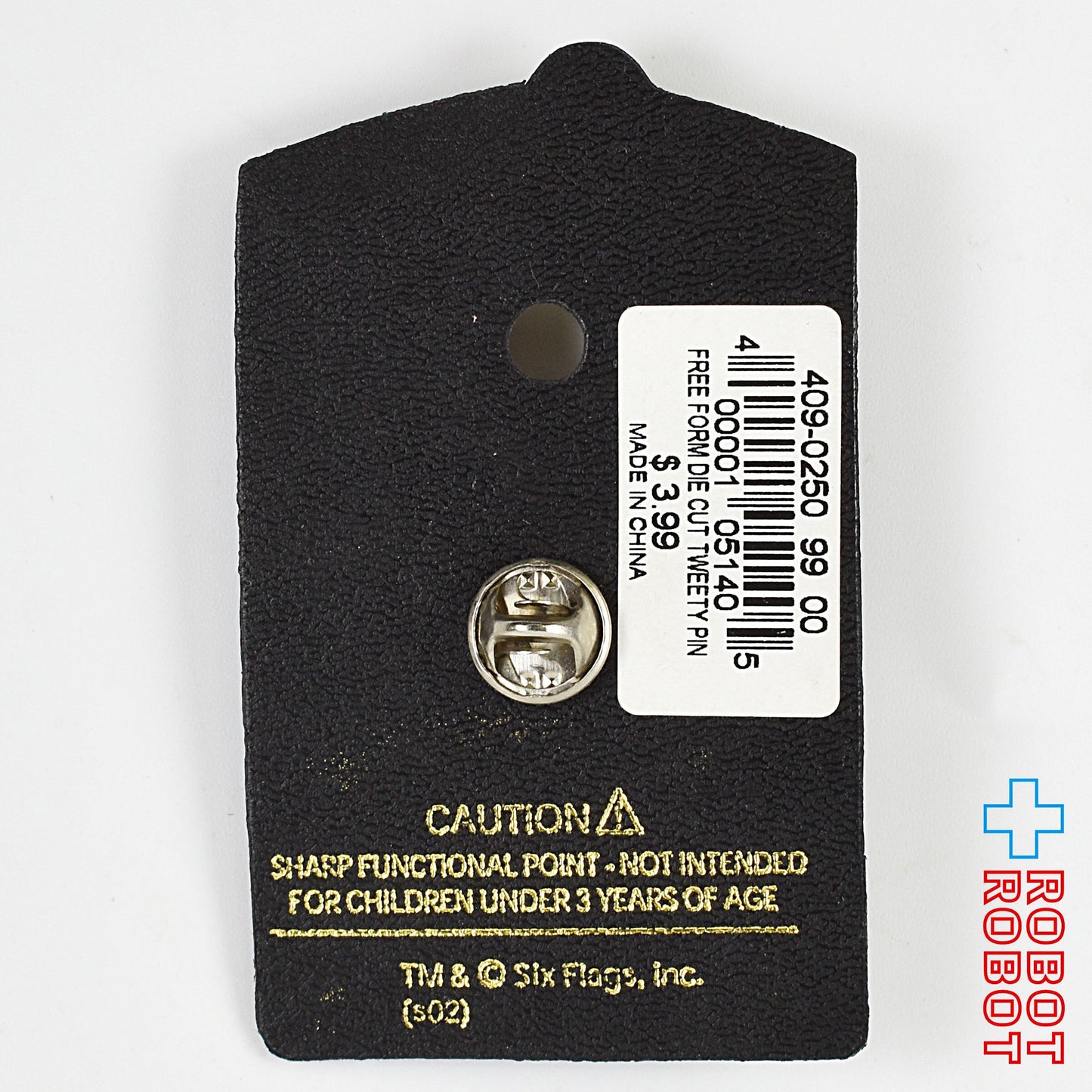 ルーニー・テューンズ トゥイーティー 口開き顔上向き ピン ピンズ ピンバッジ 台紙付