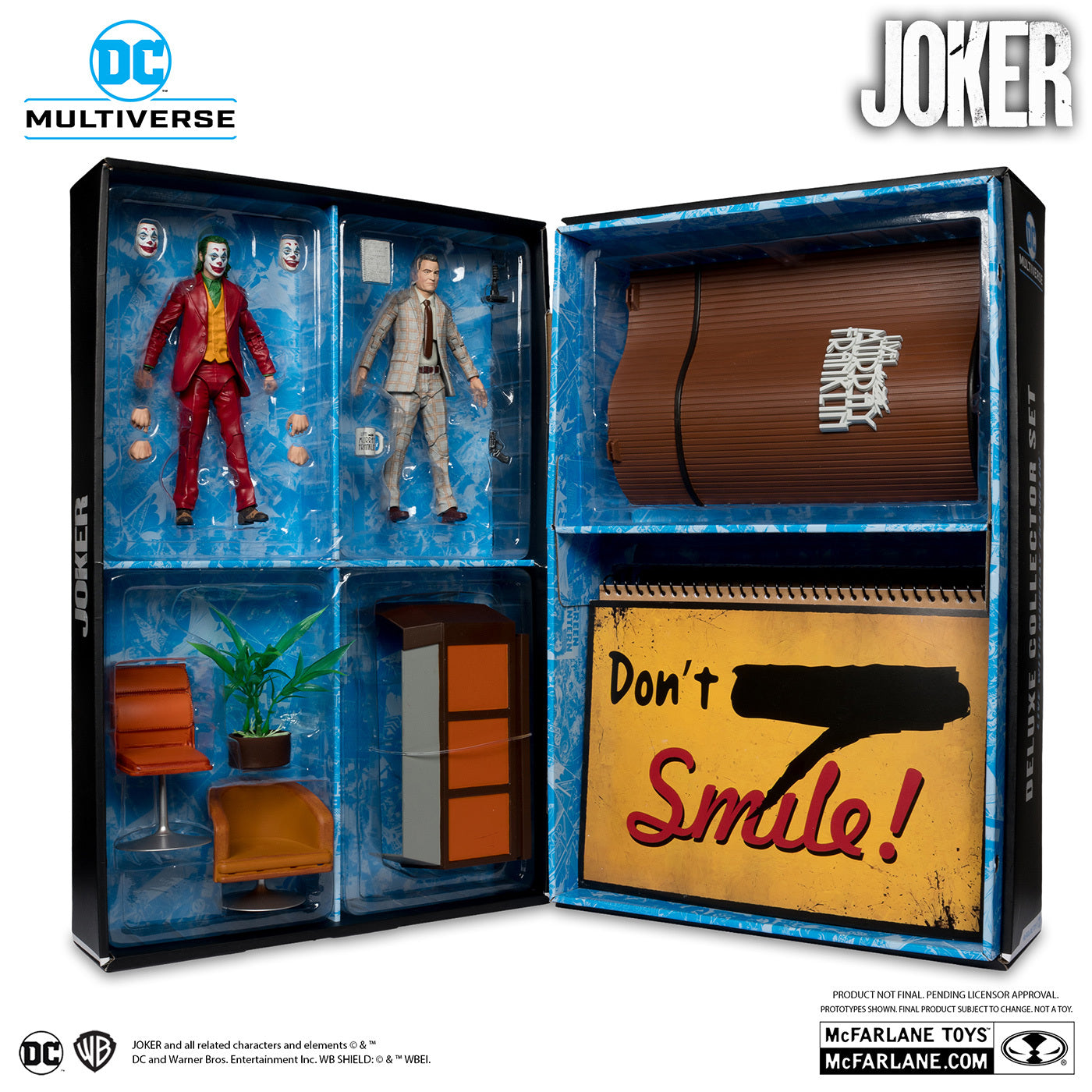 マクファーレン・トイズ DCマルチバース ジョーカー アーサー・フレック & マレー・フランクリン・ショー デラックス・コレクターセット 7インチ アクションフィギュア 国内版 未開封