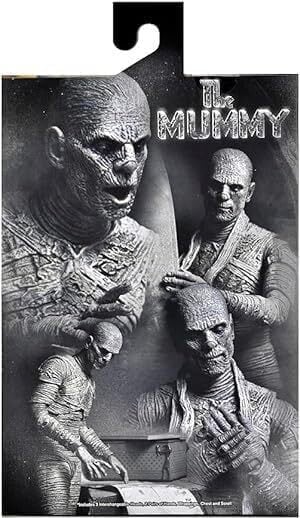 ネカ ユニバーサルモンスター マミー ミイラ男 モノクロVer. アルティメット 7インチ アクションフィギュア 未開封