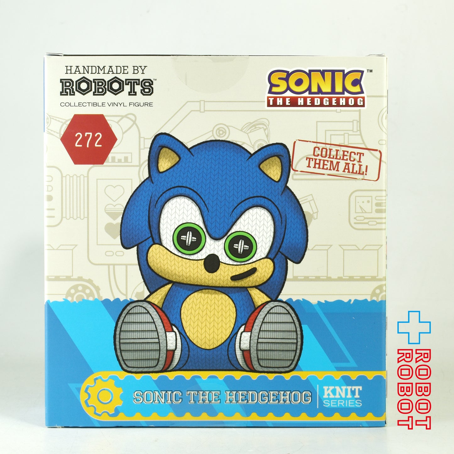 ザ・コープ ハンドメイド・バイ・ロボッツ ソニック・ザ・ヘッジホッグ ソニック ビニールフィギュア 未開封