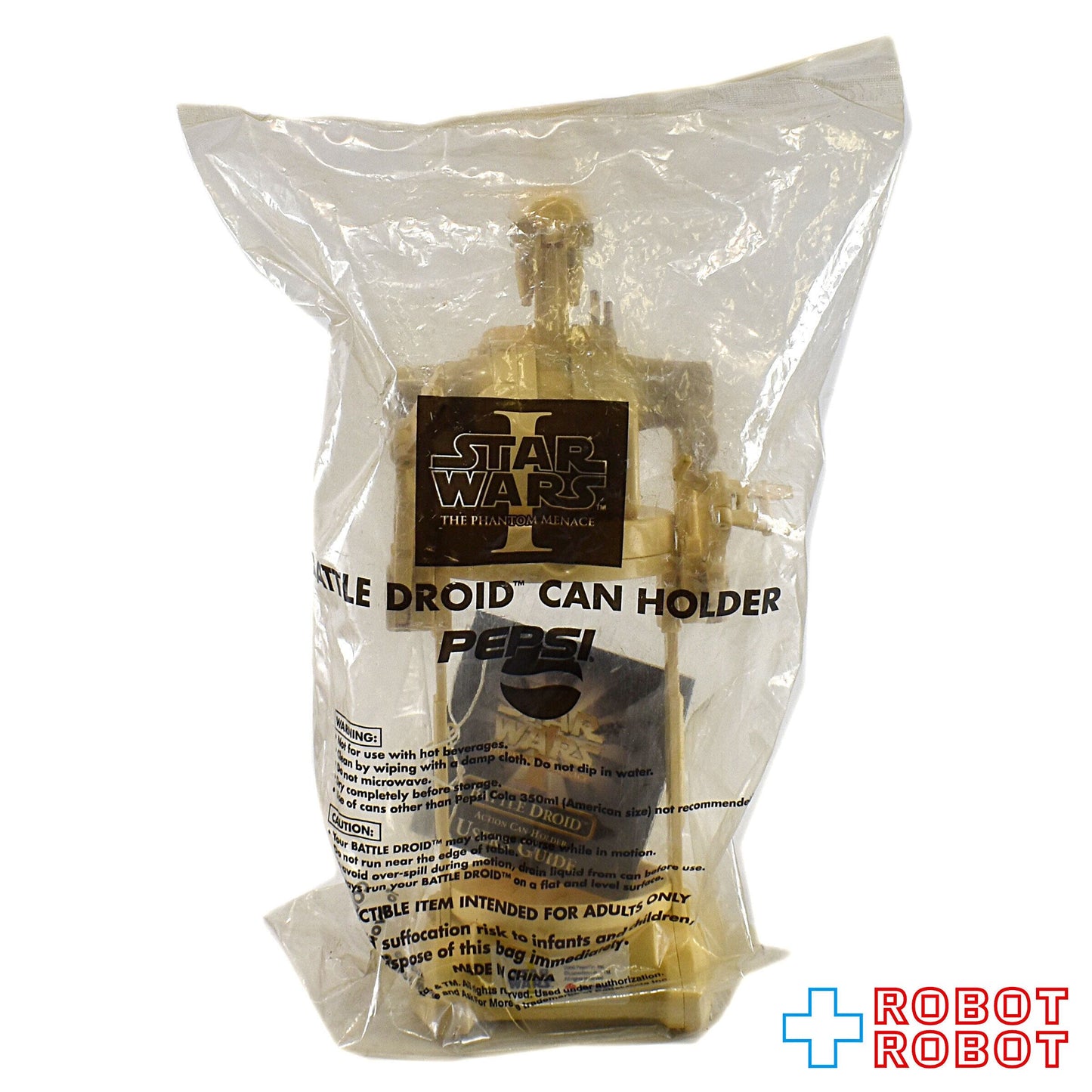ペプシ スター・ウォーズ EP1 バトル・ドロイド 缶ホルダー 開封品