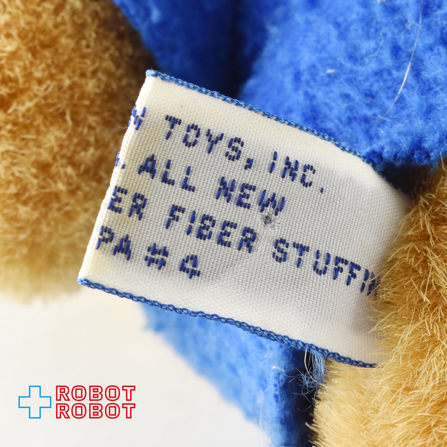 エデン社 パディントンぬいぐるみ人形 青ダッフル黄色帽子 1988