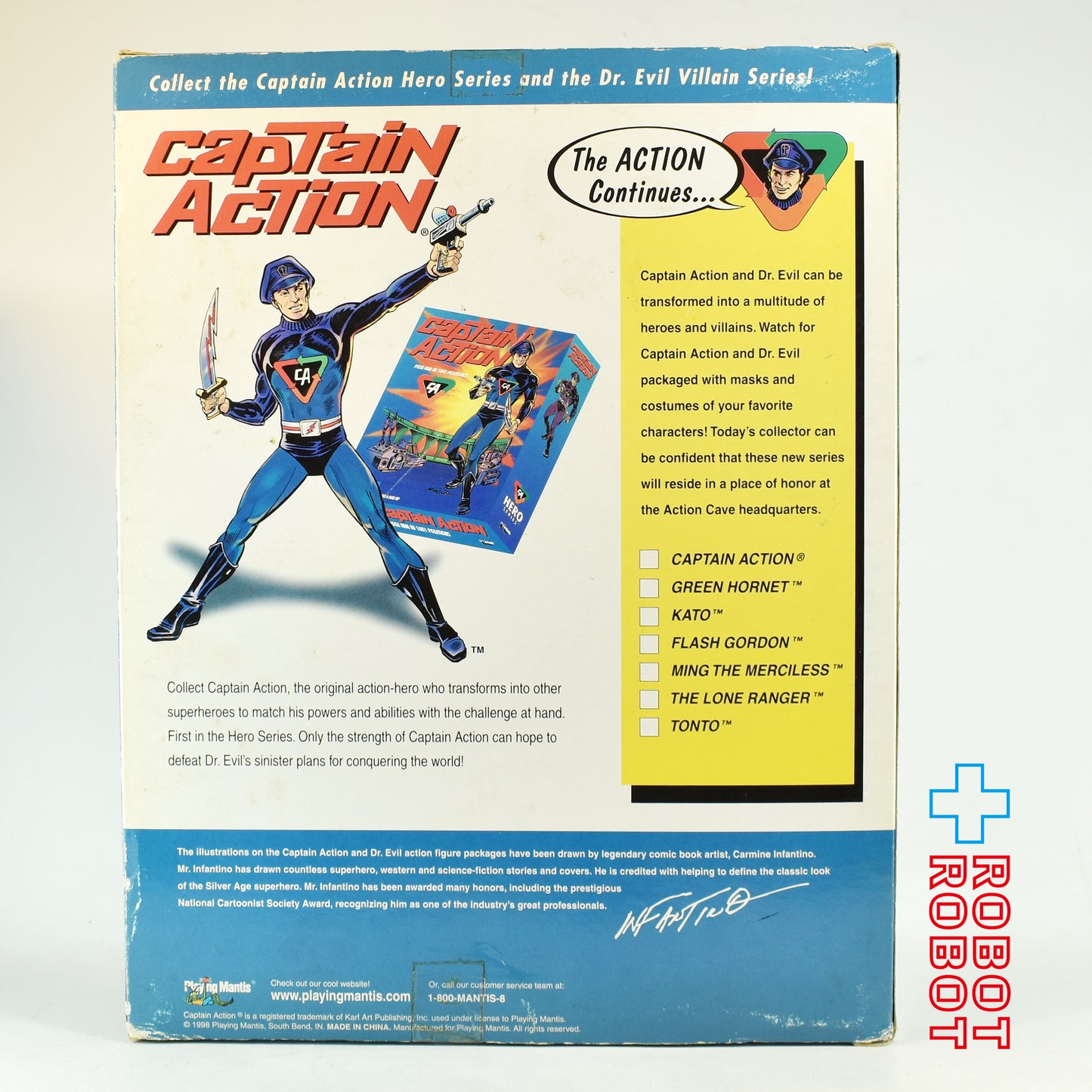 プレイングマンティス社 キャプテン・アクション ドクター・イーブル 12インチ アクションフィギュア 未開封