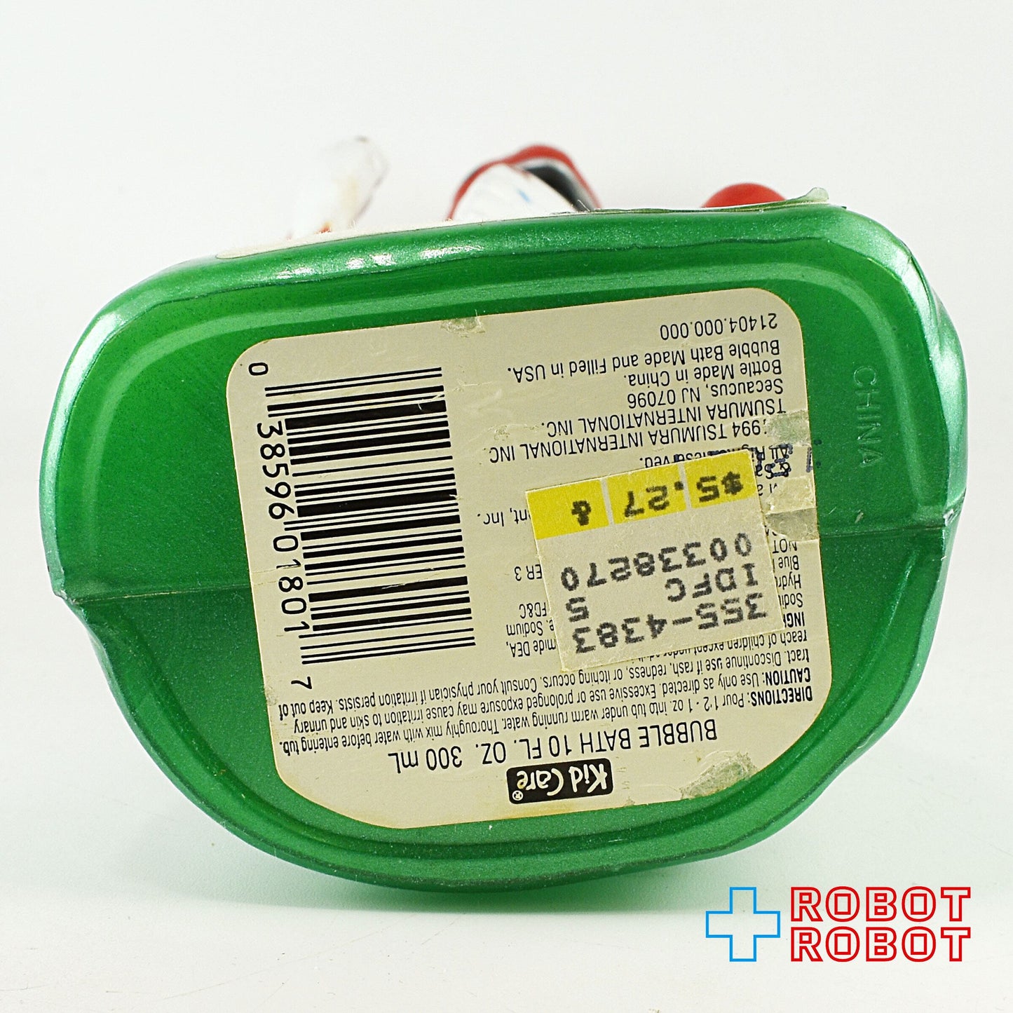 パワーレンジャー レッド ソーキー バブルバスボトル フィギュア 1994