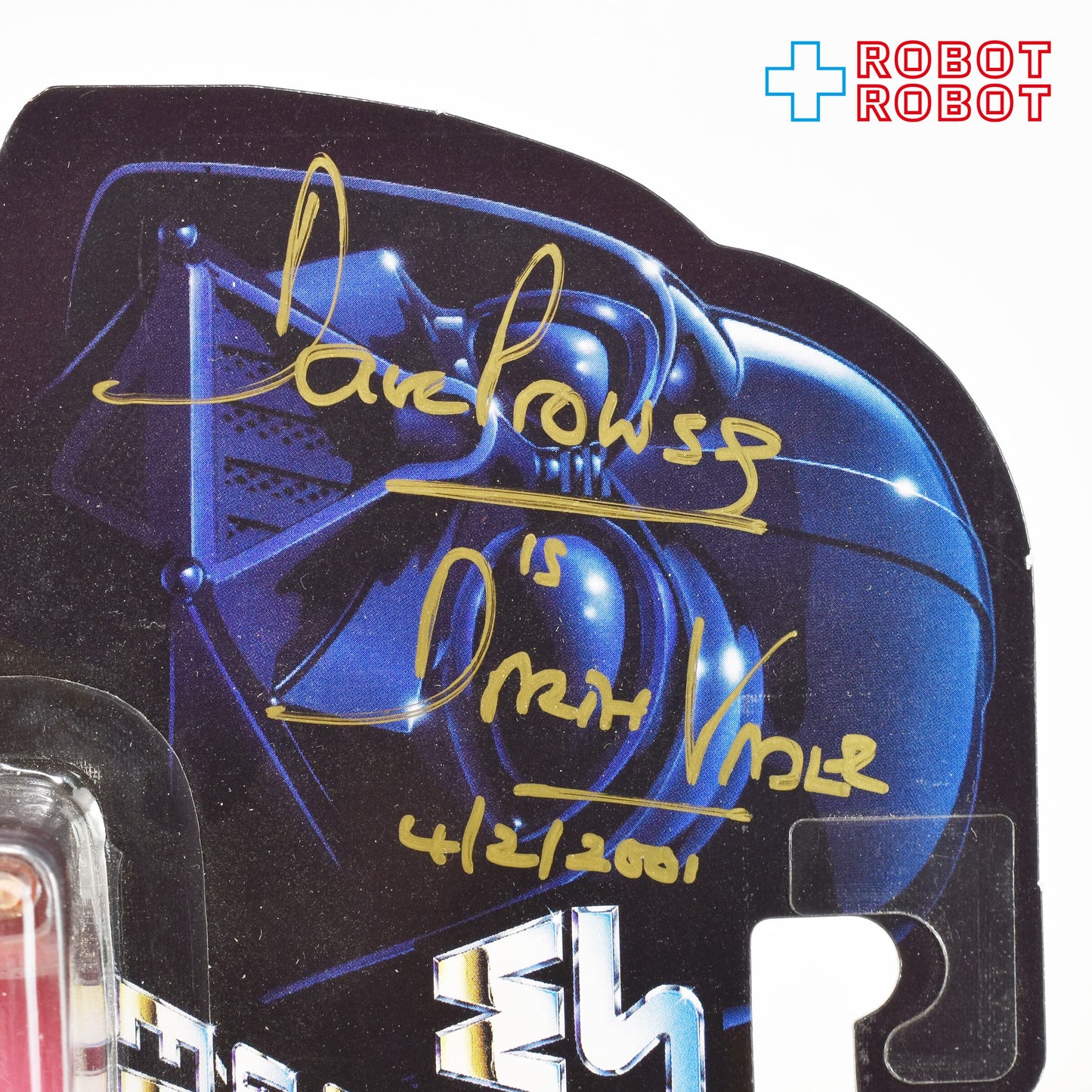 スター・ウォーズ POTF2 レッドカード ダース・ベイダー / デビッド・プラウズ サイン入り 保証書付 3.75インチ アクションフィギュア 未開封