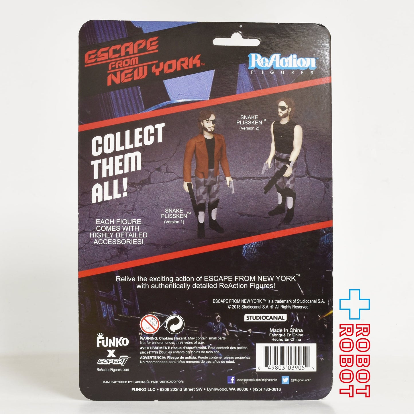 リ・アクション ニューヨーク1997 スネーク・プリスキン Ver.2 アクションフィギュア 未開封