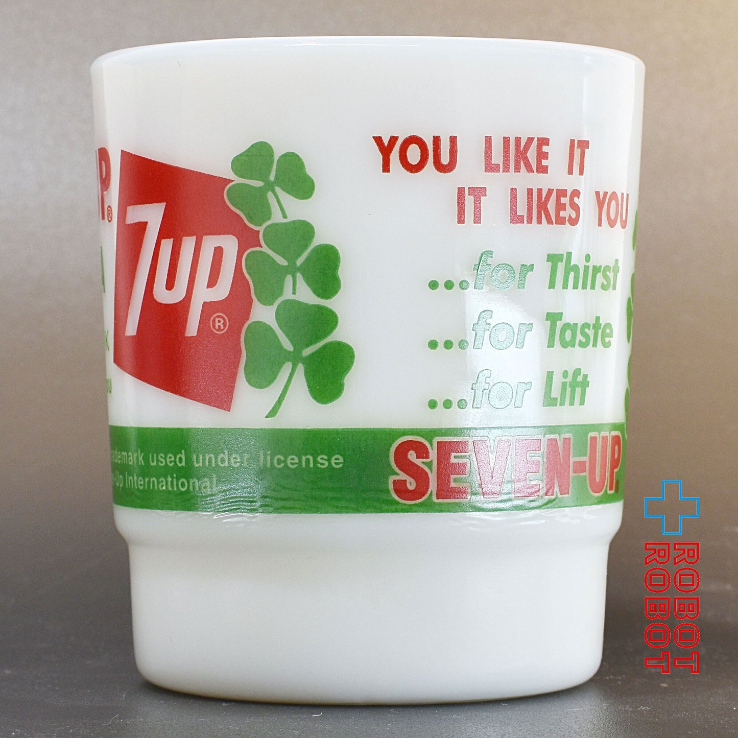 7UP セブンアップ ミルクグラス マグカップ THE UNCOLA
