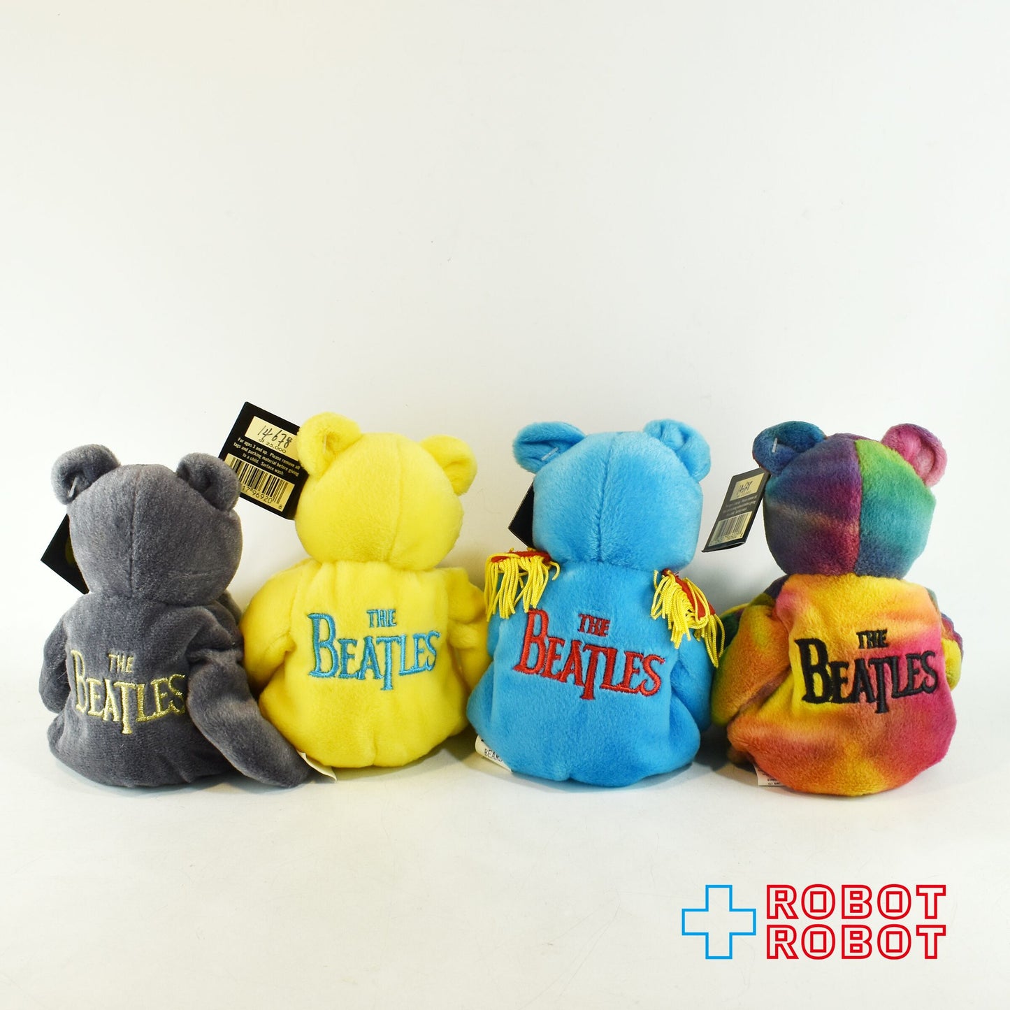 ビートルズ ビーニーベア ぬいぐるみ人形 限定版 4体セット 紙タグ付き