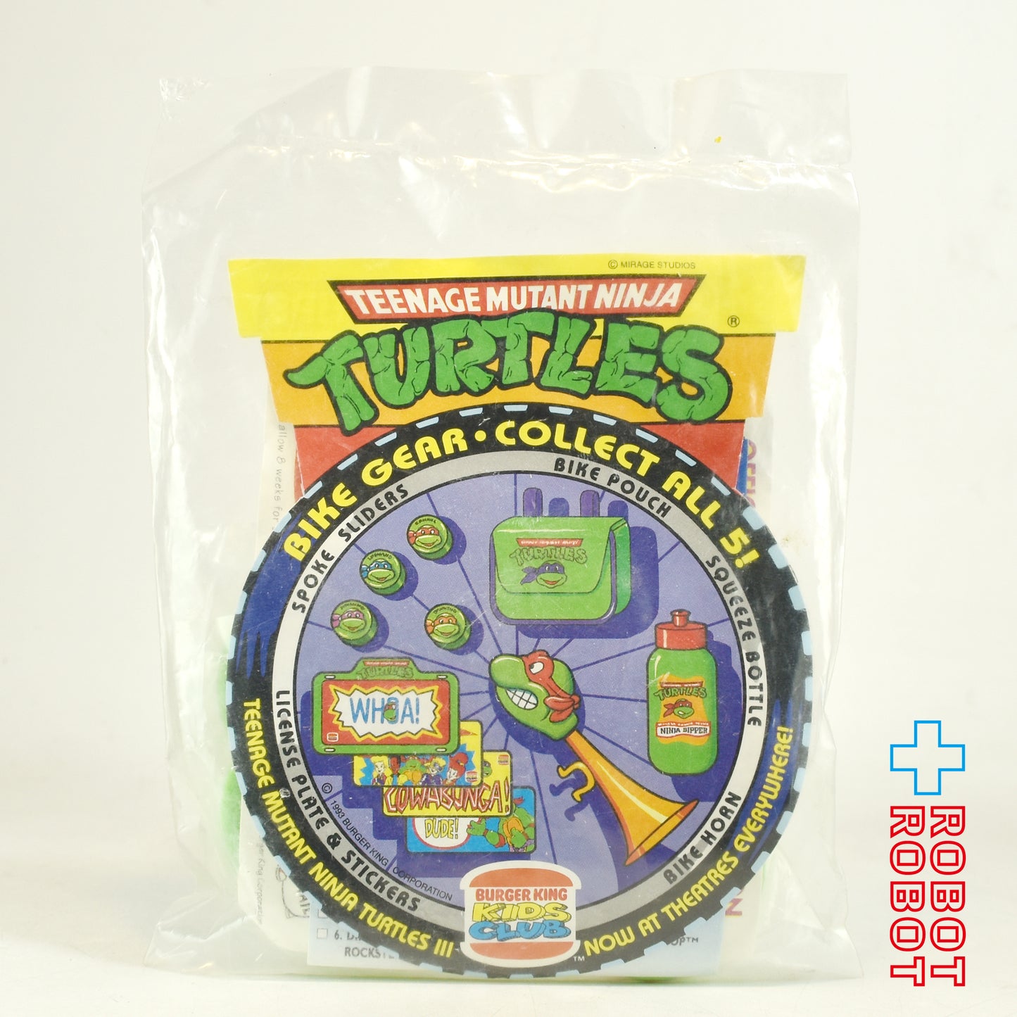 バーガーキング ティーンエイジ・ミュータント・ニンジャ・タートルズ スポークスライダー ミールトイ 1993 未開封